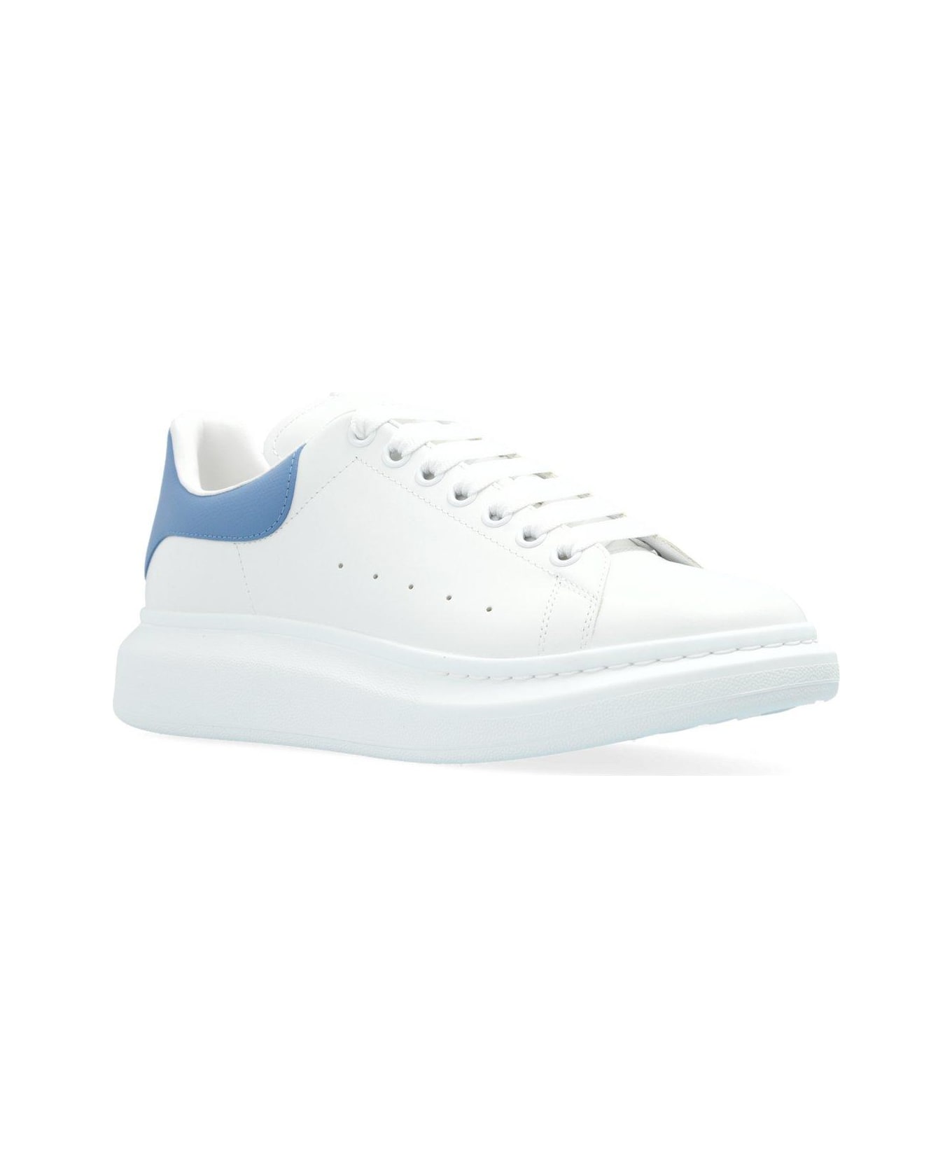 Alexander McQueen Low-top Round-toe Sneakers - White