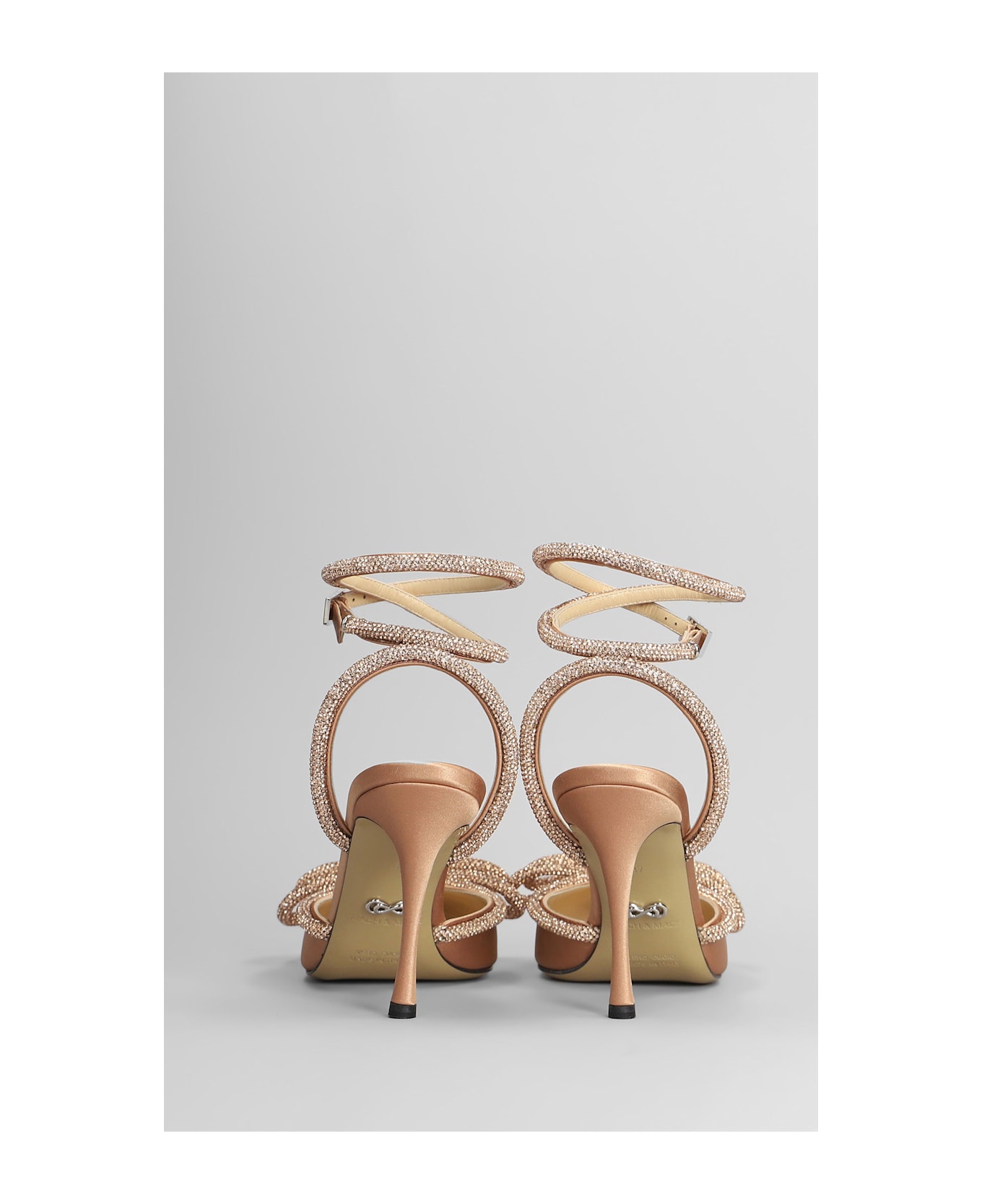 Mach 
Mach Pumps In Bronze Satin - bronze