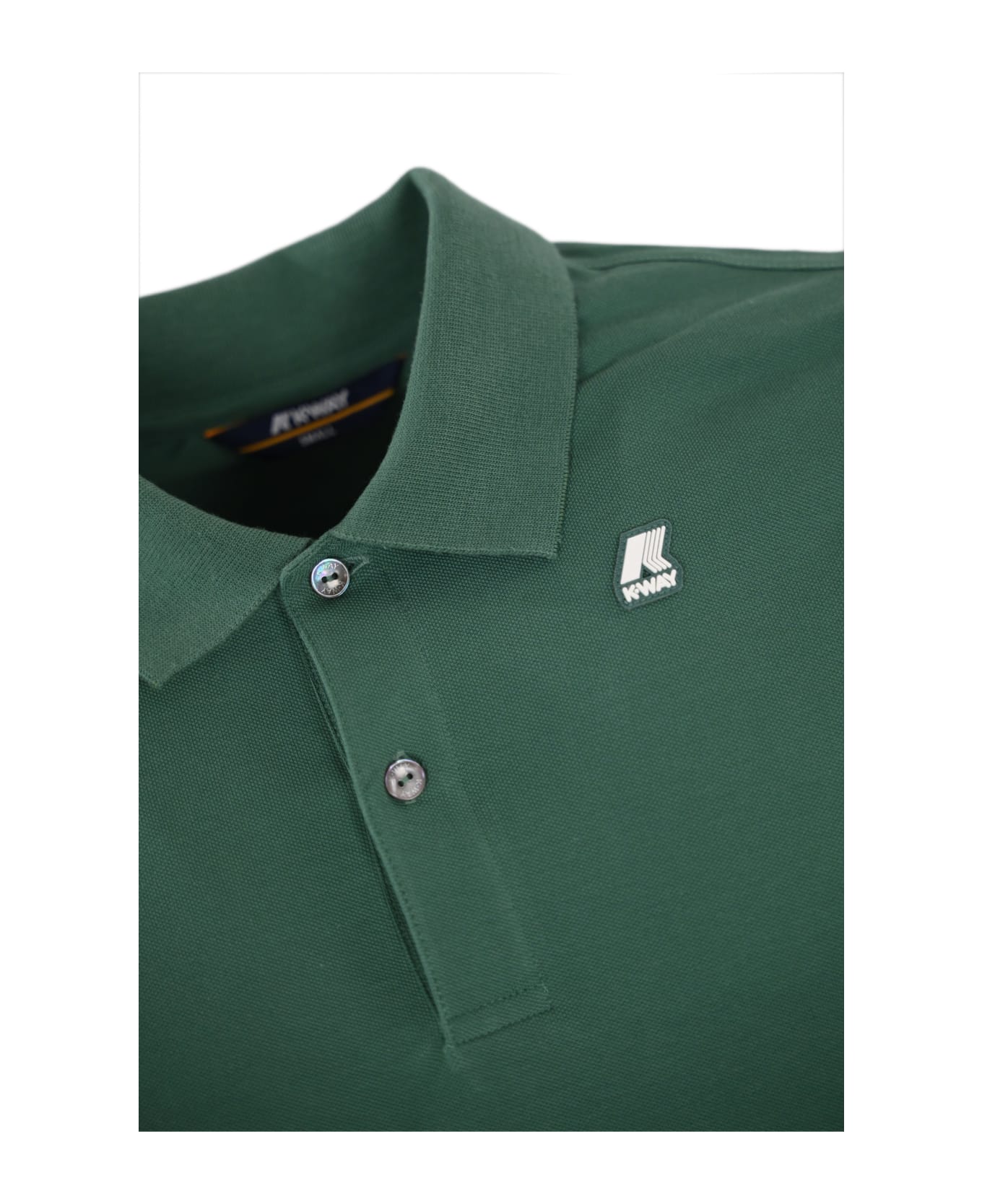 K-Way Vincent Polo Shirt - Green palm ポロシャツ