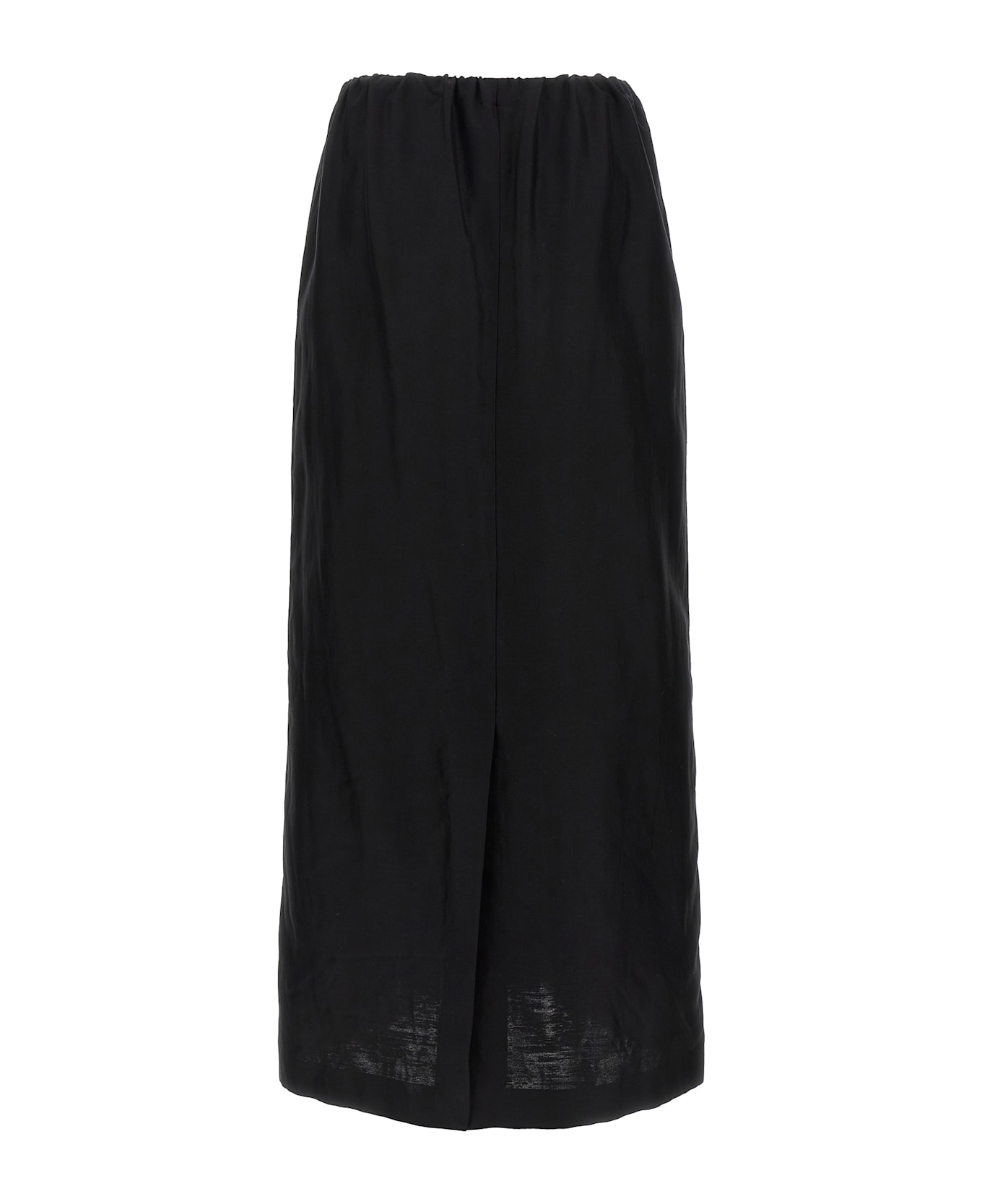スカート The Row SS25 'Saul' skirt (9045W3838 BLK) The Row Saul Maxi Skirt | Black | FARFETCH