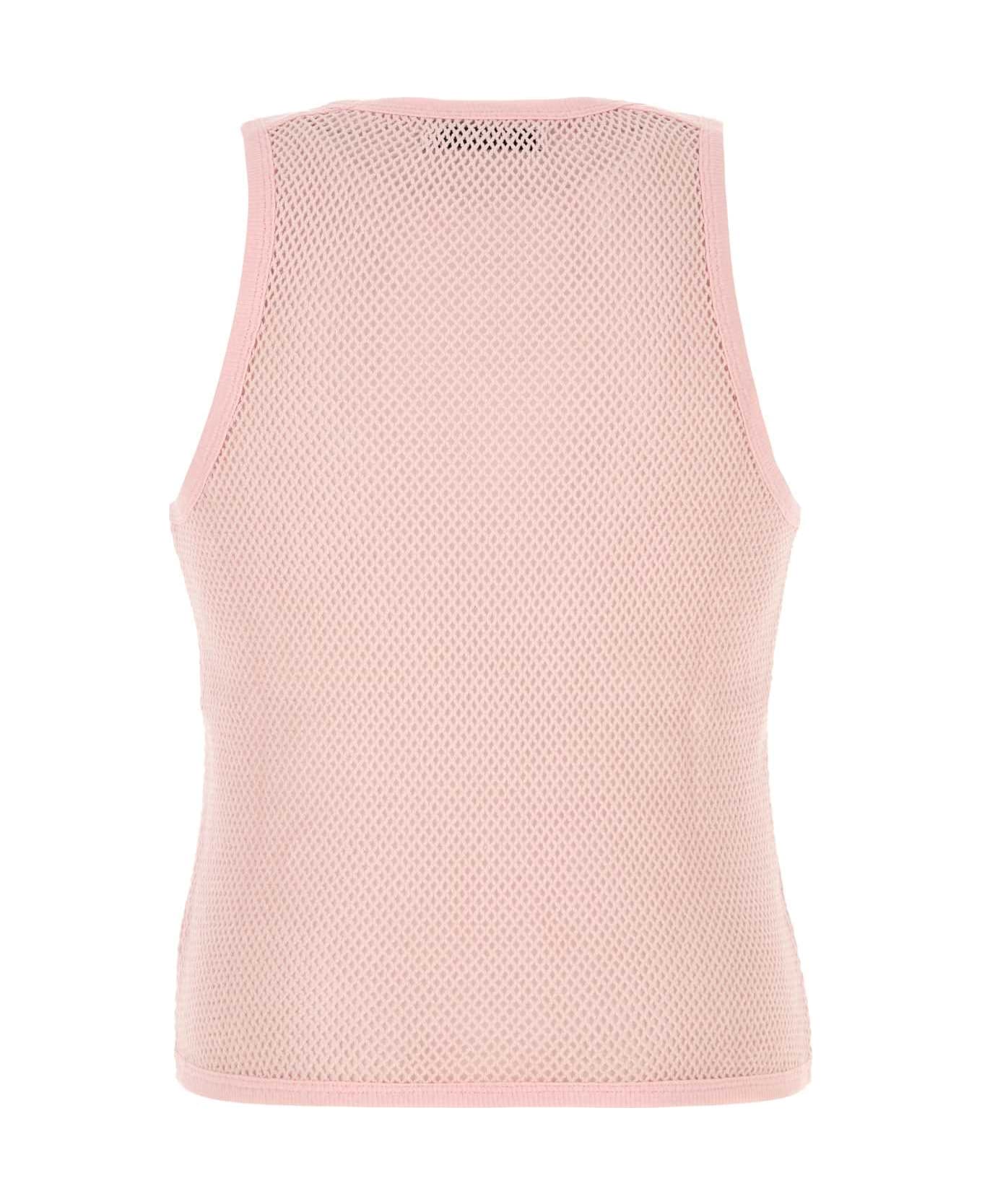 Gimaguas Pink Mesh Mateo Tank Top - PINK