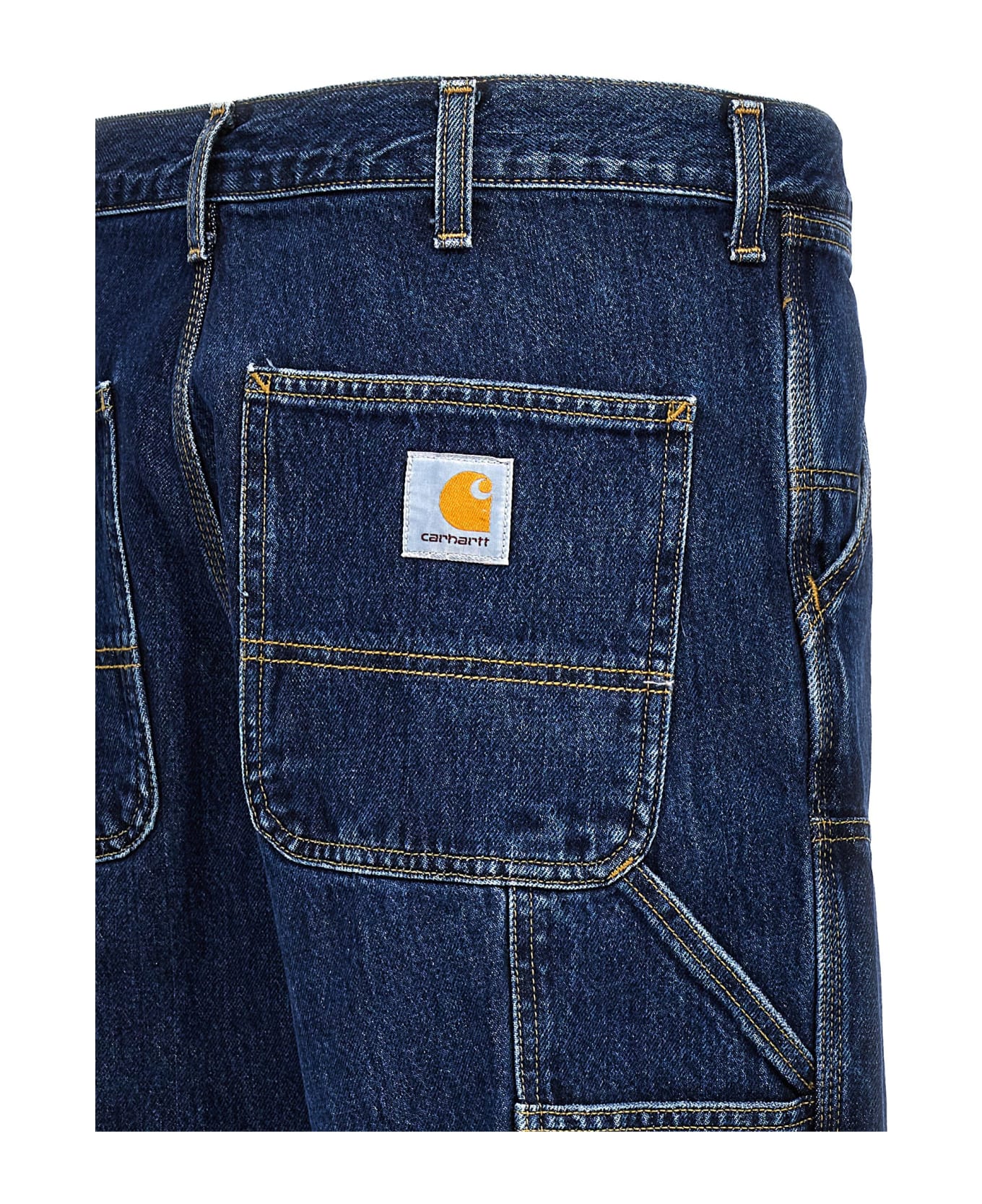 Carhartt 'double Knee' Jeans - Blu denim