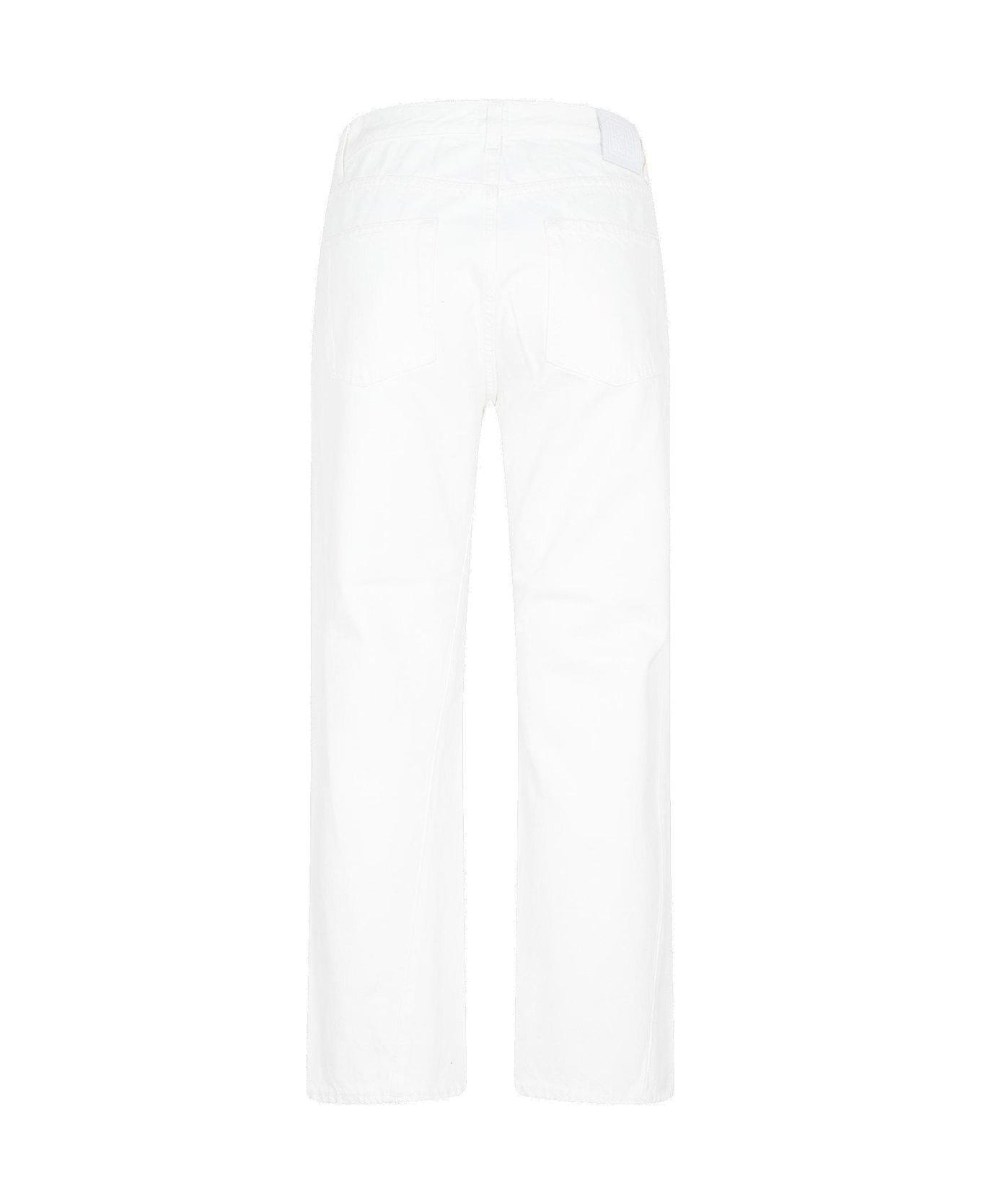 Totême Straight-leg Cropped Jeans - 0 Bianco