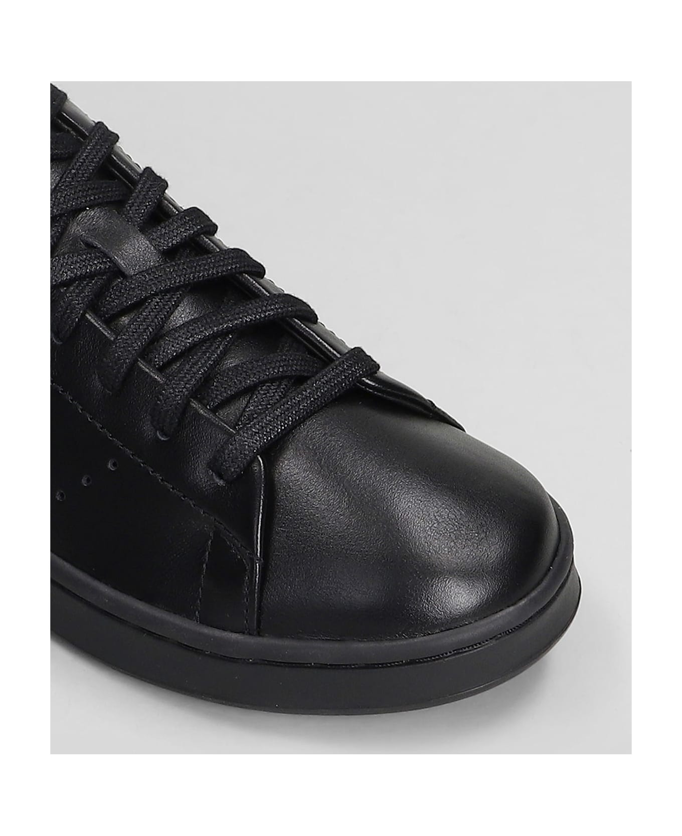 Y-3 Stan Smith Sneakers In Black Leather - black