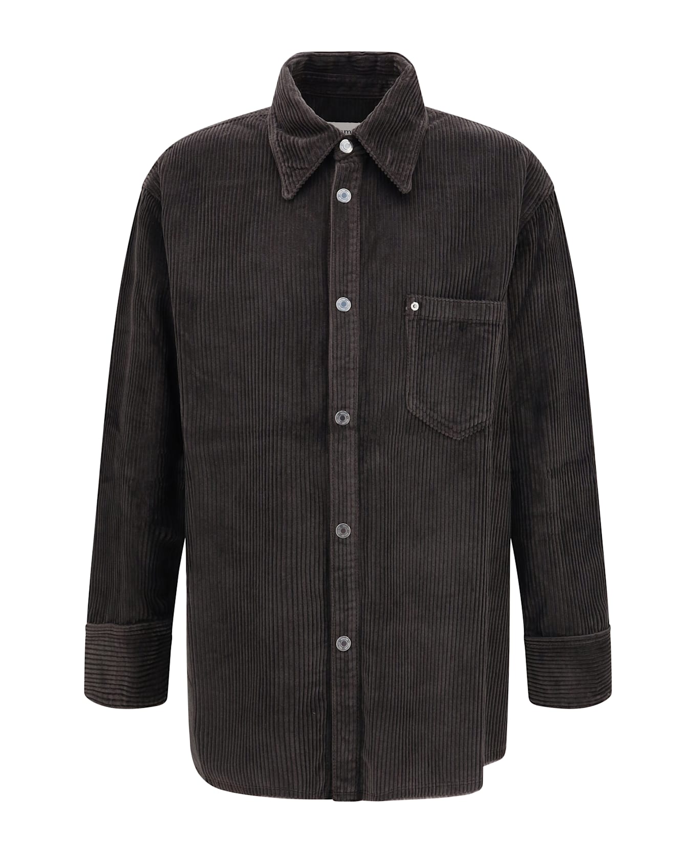Ami Alexandre Mattiussi Corduroy Velvet Overshirt