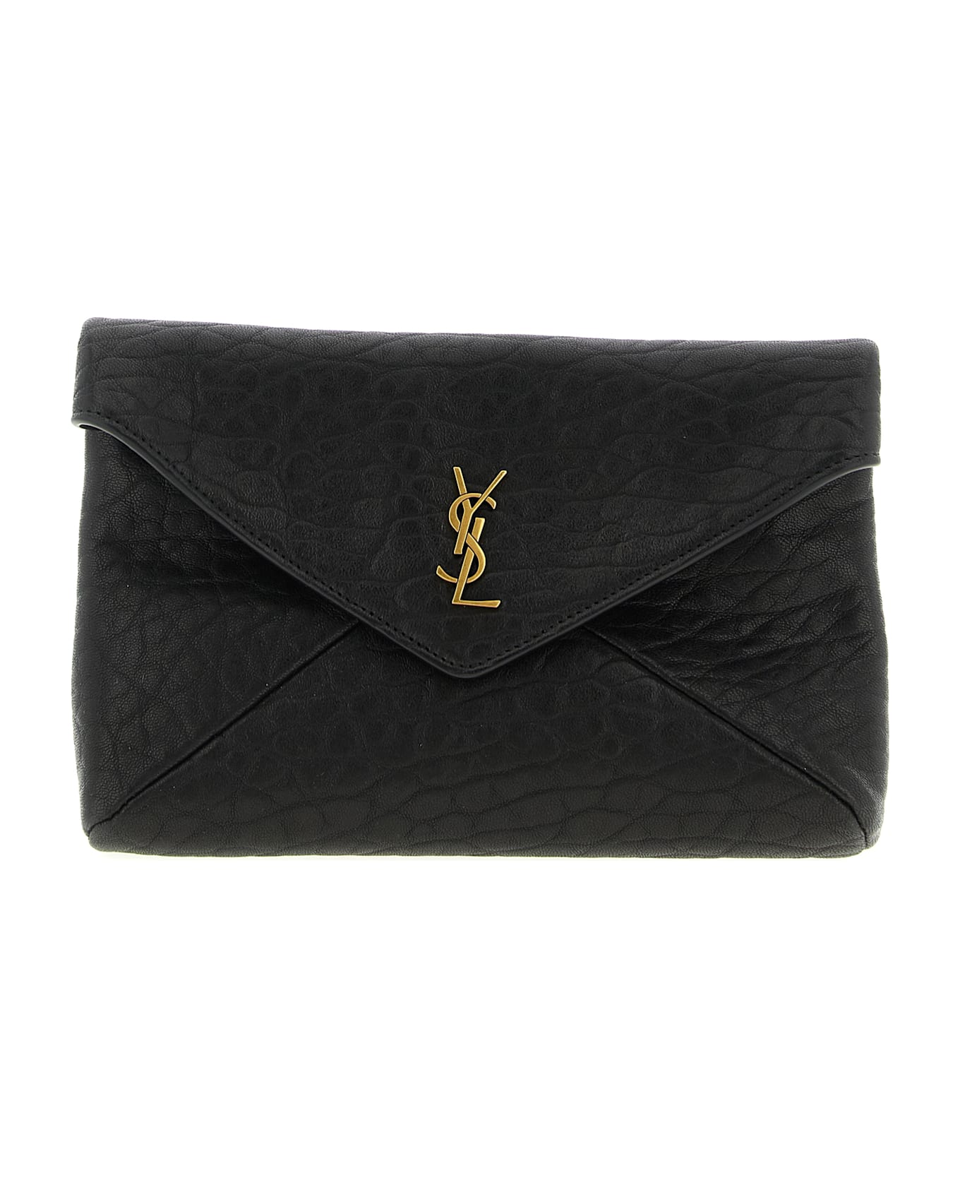 Saint Laurent 
cassandre
 Clutch - Black  