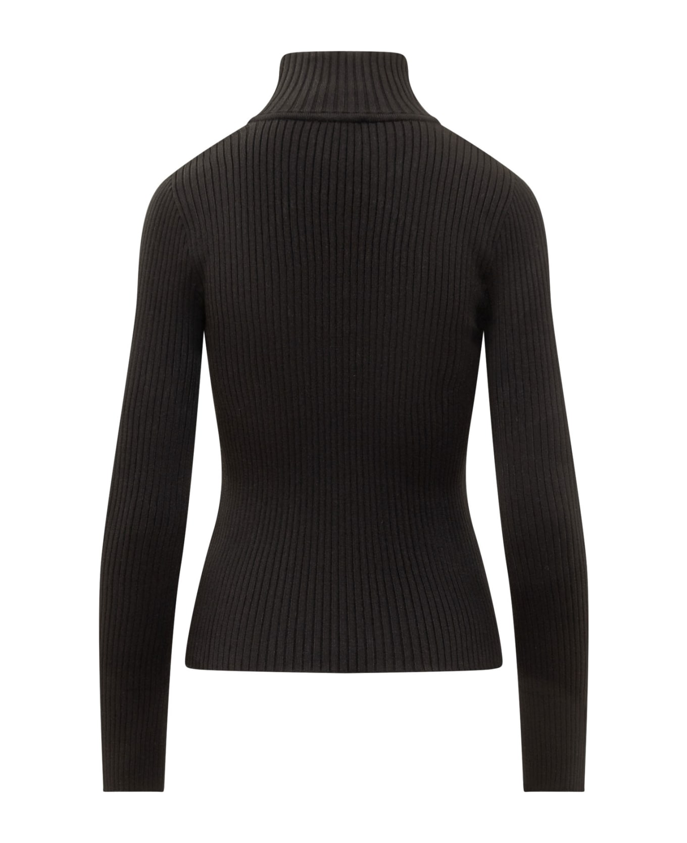 Courrèges Turtleneck Sweater - Black