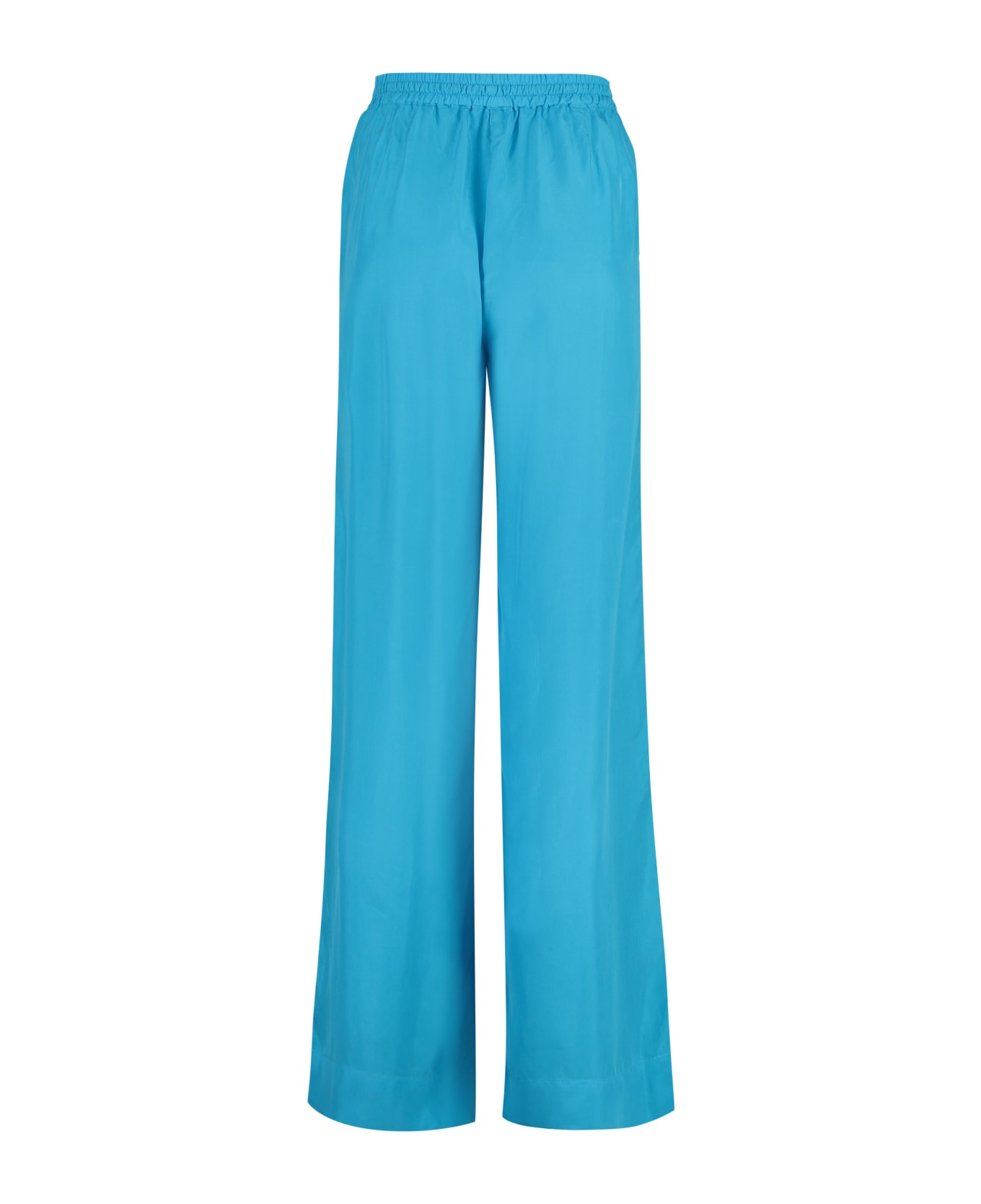 Parosh Silk Maxi Skirt - turquoise スカート