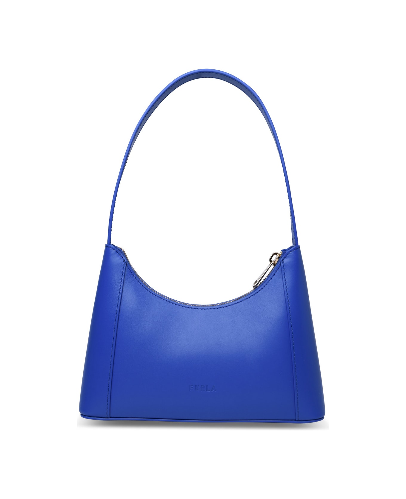 Furla 'diamante' Mini Bag In Blue Calf Leather - Blu cobalto