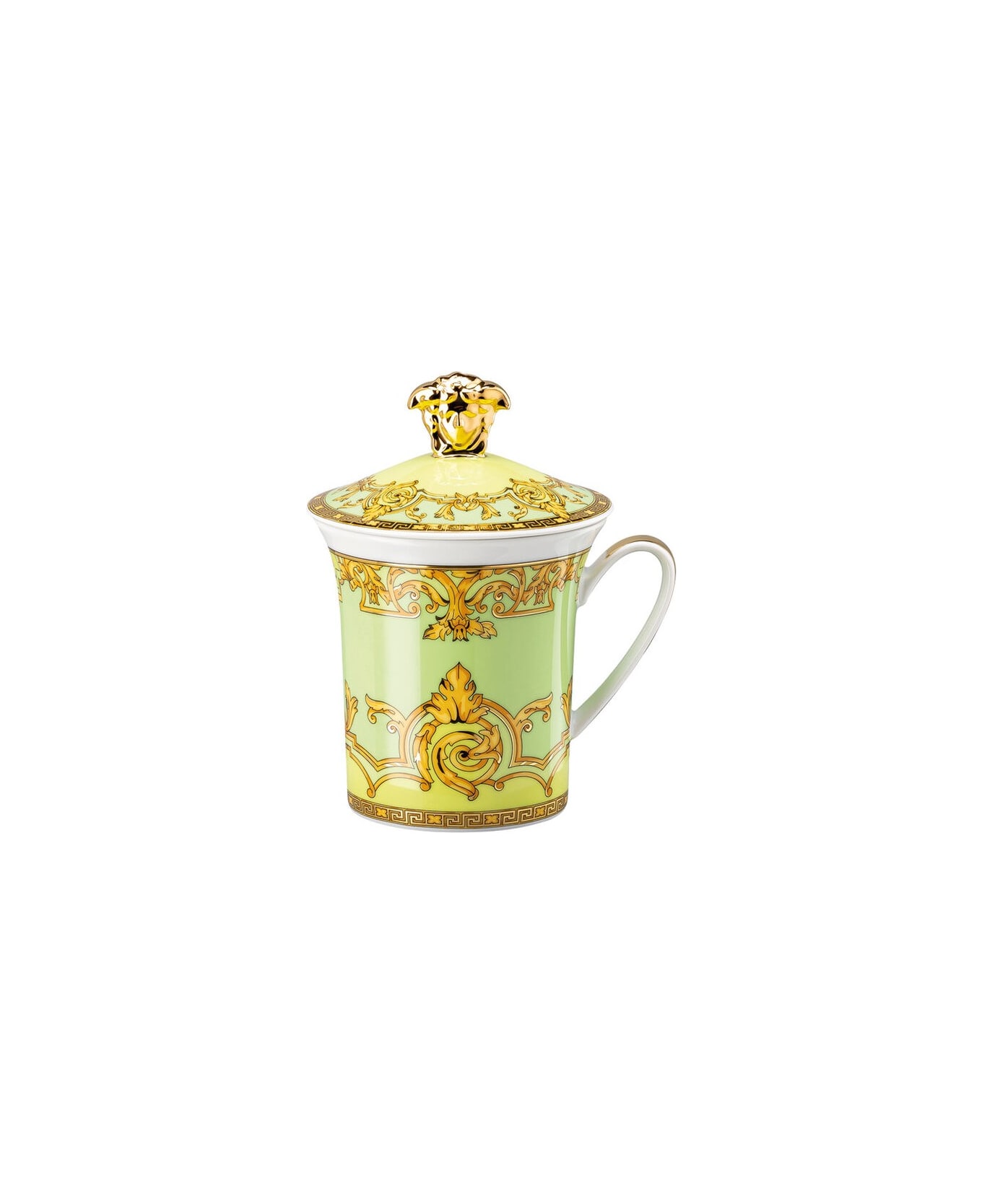 Versace Mug Con Coperchio Green Floralia - Multicolor