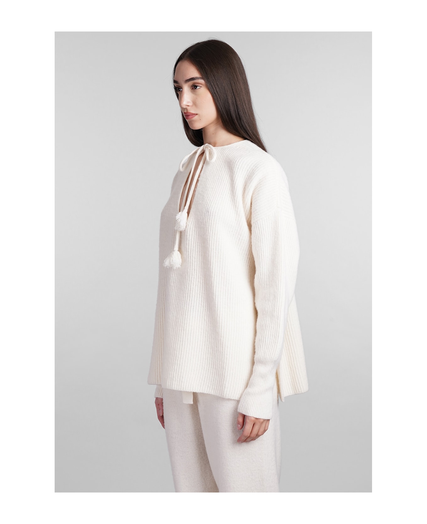 Golden Goose Knitwear In White Wool - white