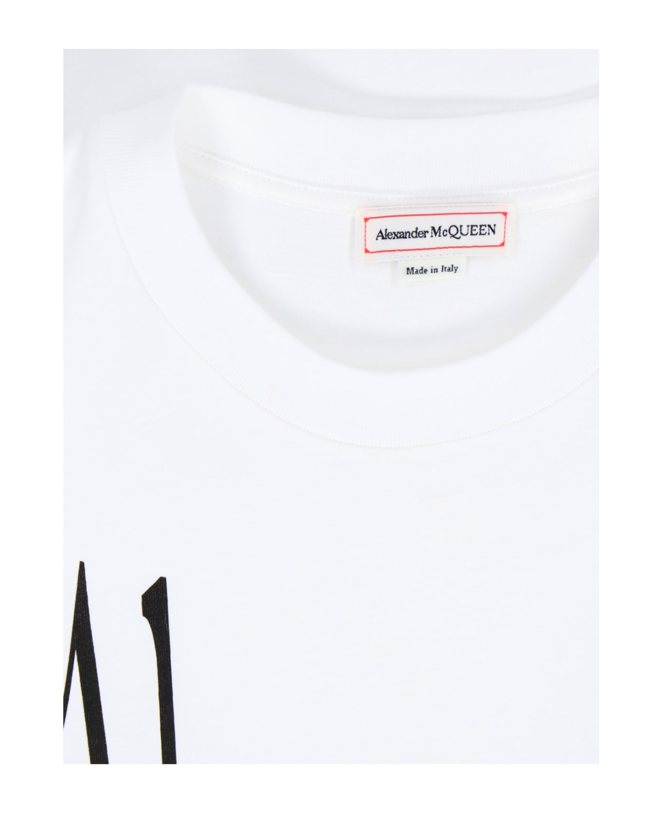 Alexander McQueen Logo T-shirt - White