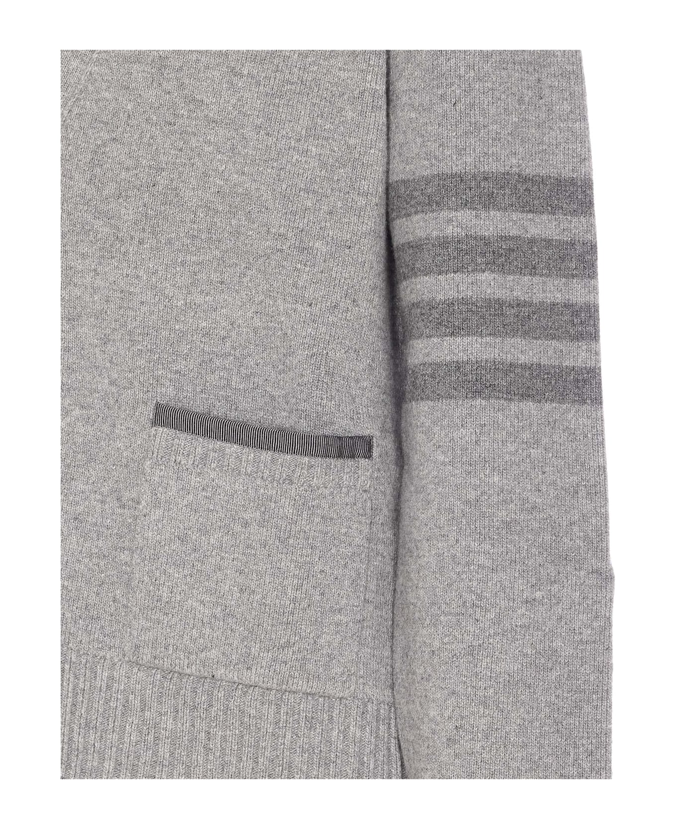 Thom Browne 4bar Cardigan - Grey