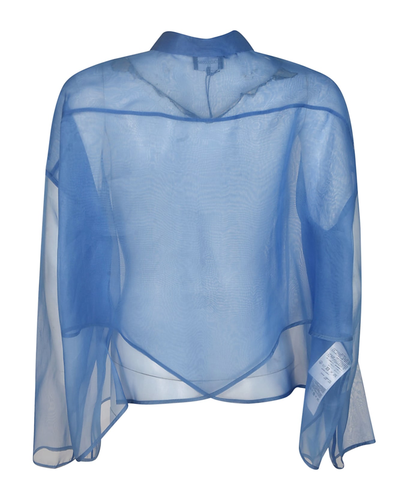 Giorgio Armani See-through Shirt - Blue