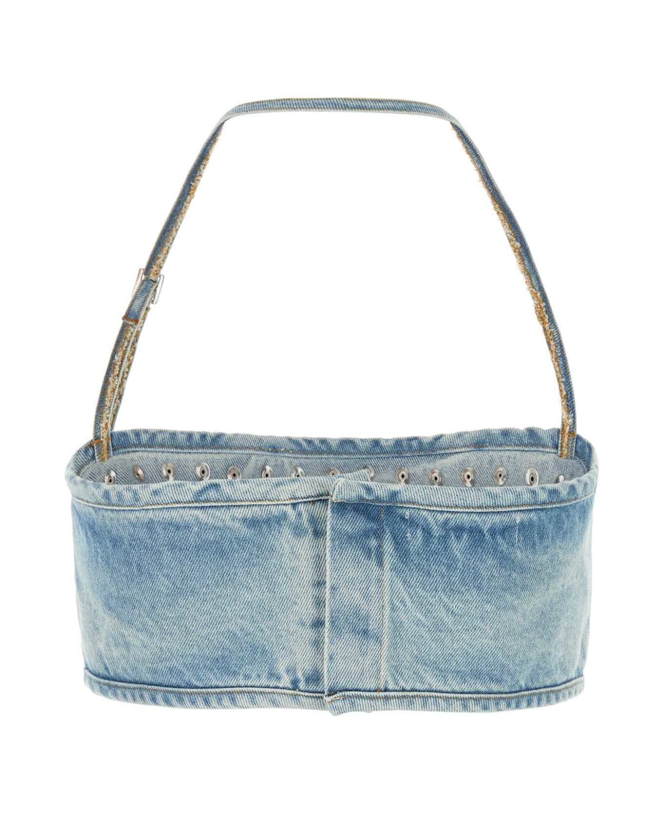Gimaguas Denim Luna Crop-top - BLUE