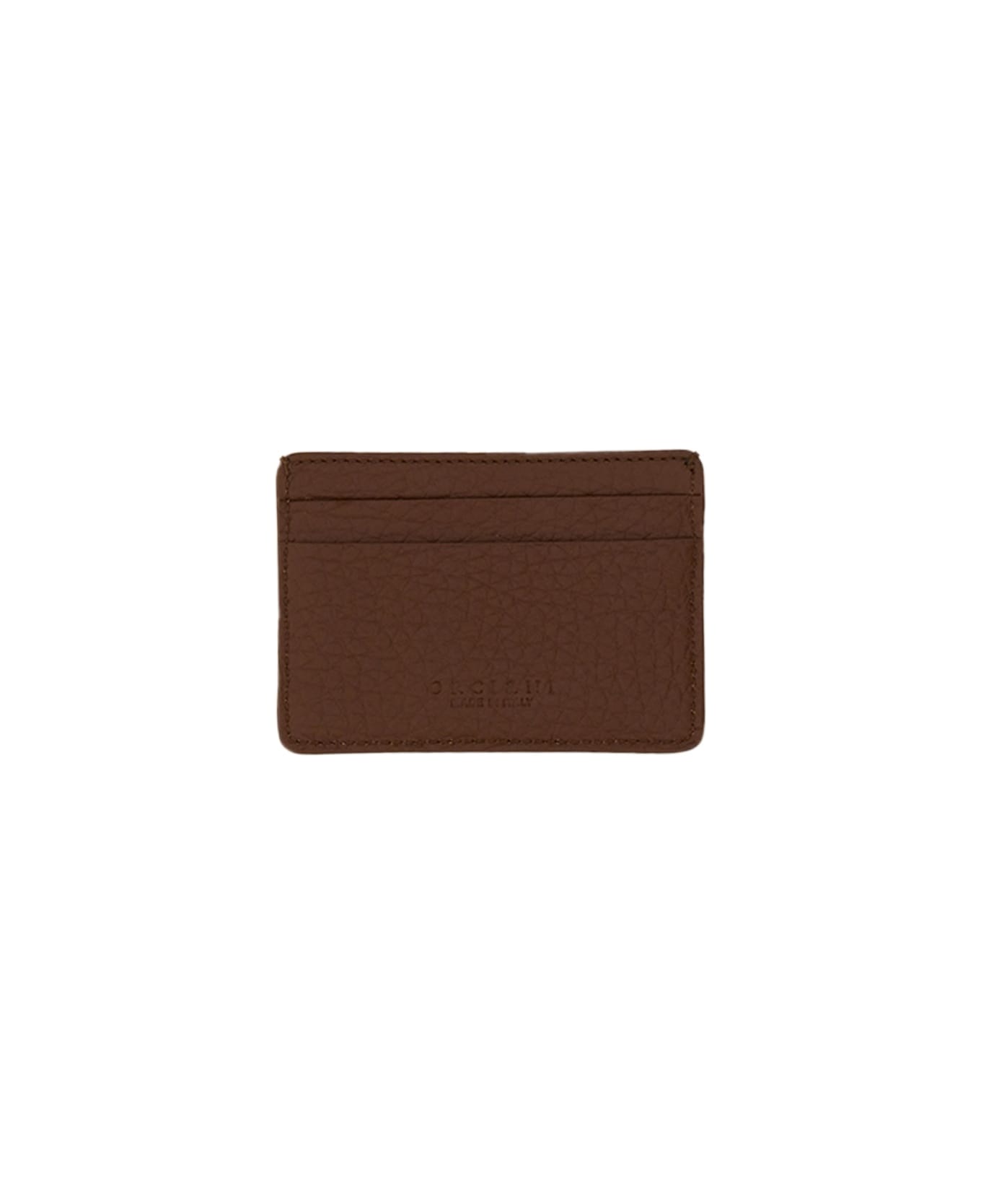 Orciani Soft Card Holder - BROWN