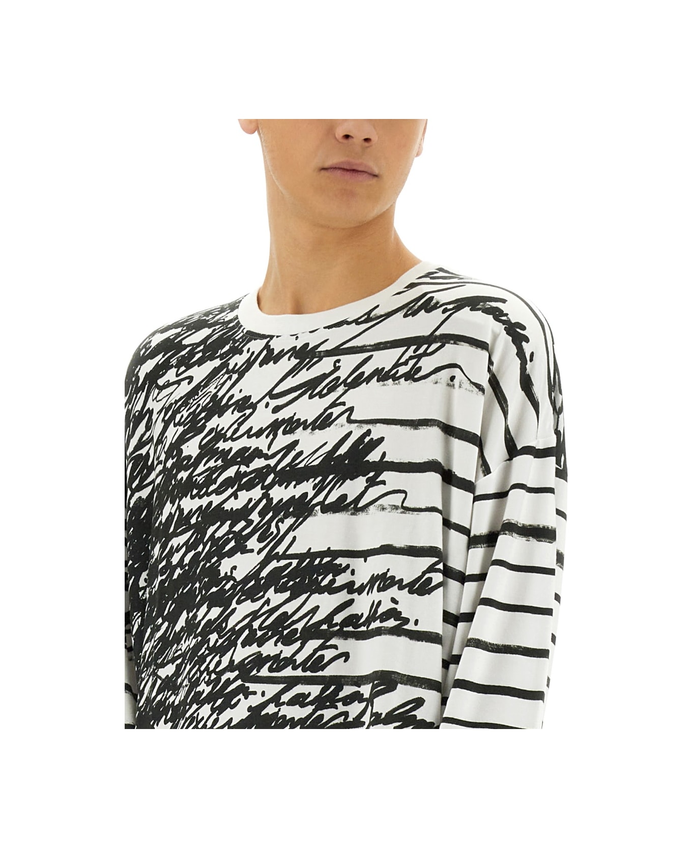 Balmain "love Letter" T-shirt - MULTICOLOUR