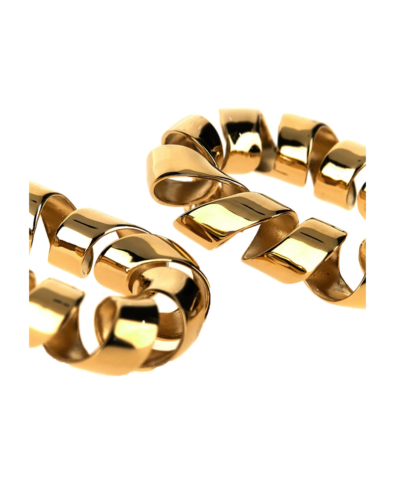 Paco Rabanne 'xl Link Twist' Earrings - Gold ジュエリー