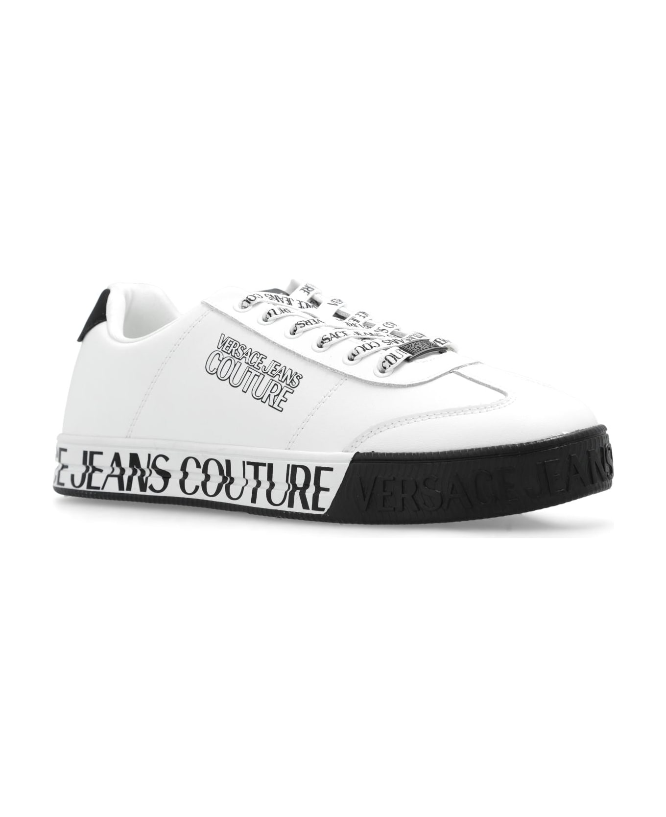 Versace Jeans Couture Sneakers With Logo - White スニーカー