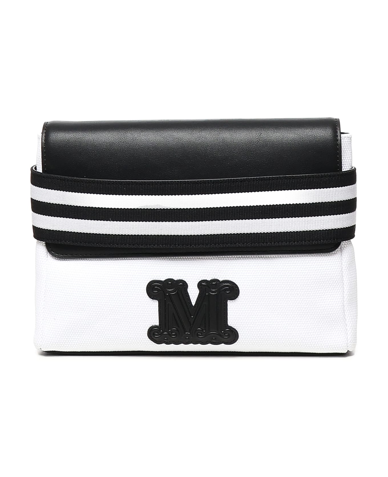 Max Mara Canvas Clutch Bag "opice" - White