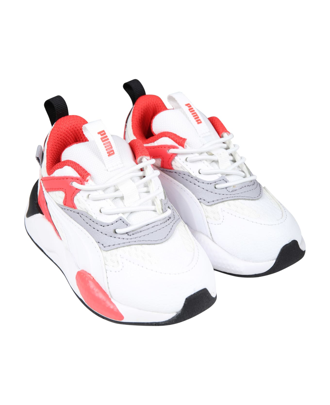 Puma Rs Efekt White Low Sneakers For Baby Boy - White シューズ