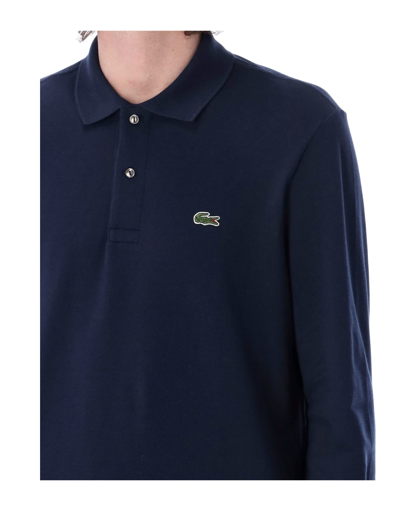 Lacoste Classic Fit L/s Polo Shirt - MARINE ポロシャツ