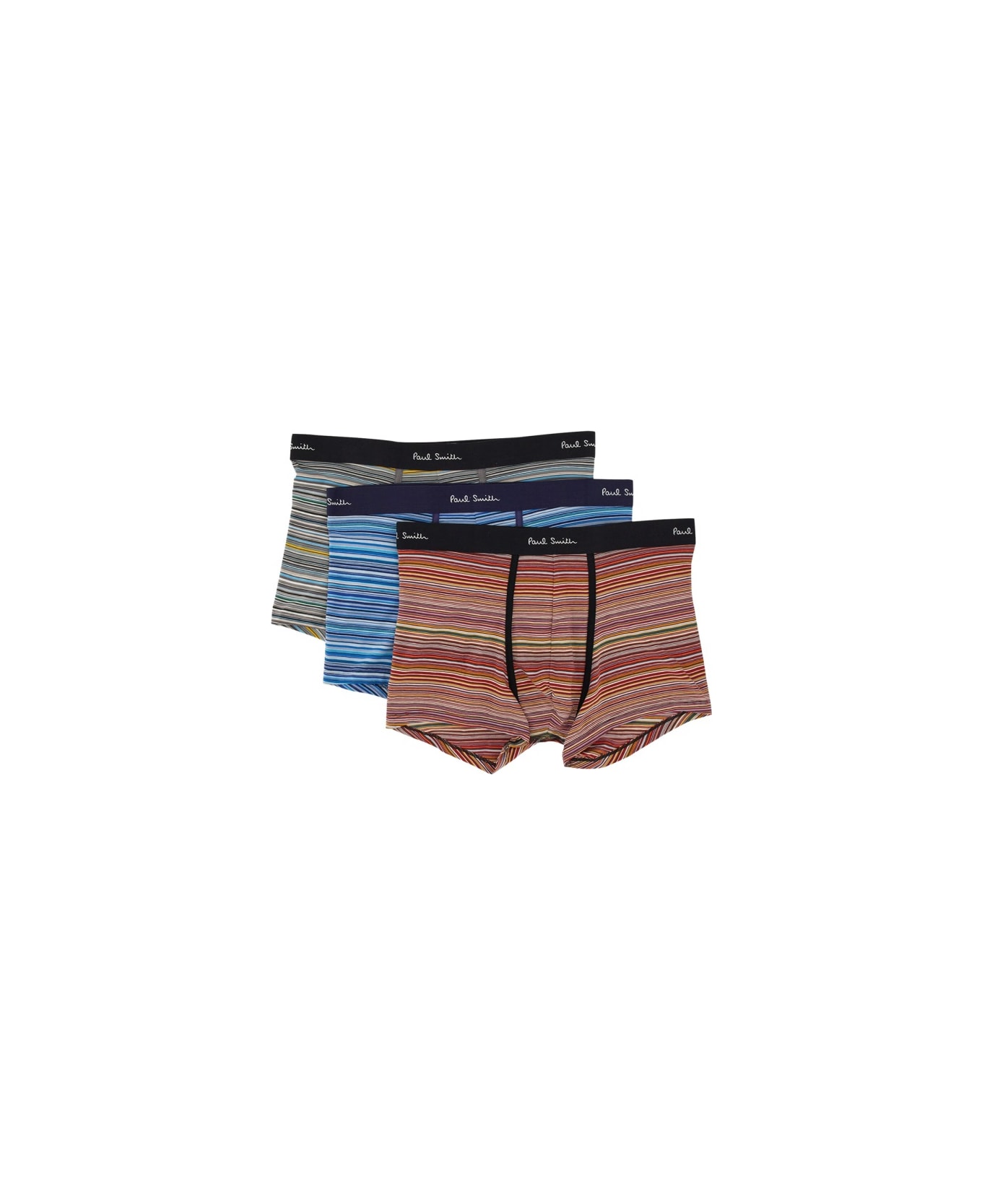 Paul Smith Pack Of Three Boxers - BLUE/RED