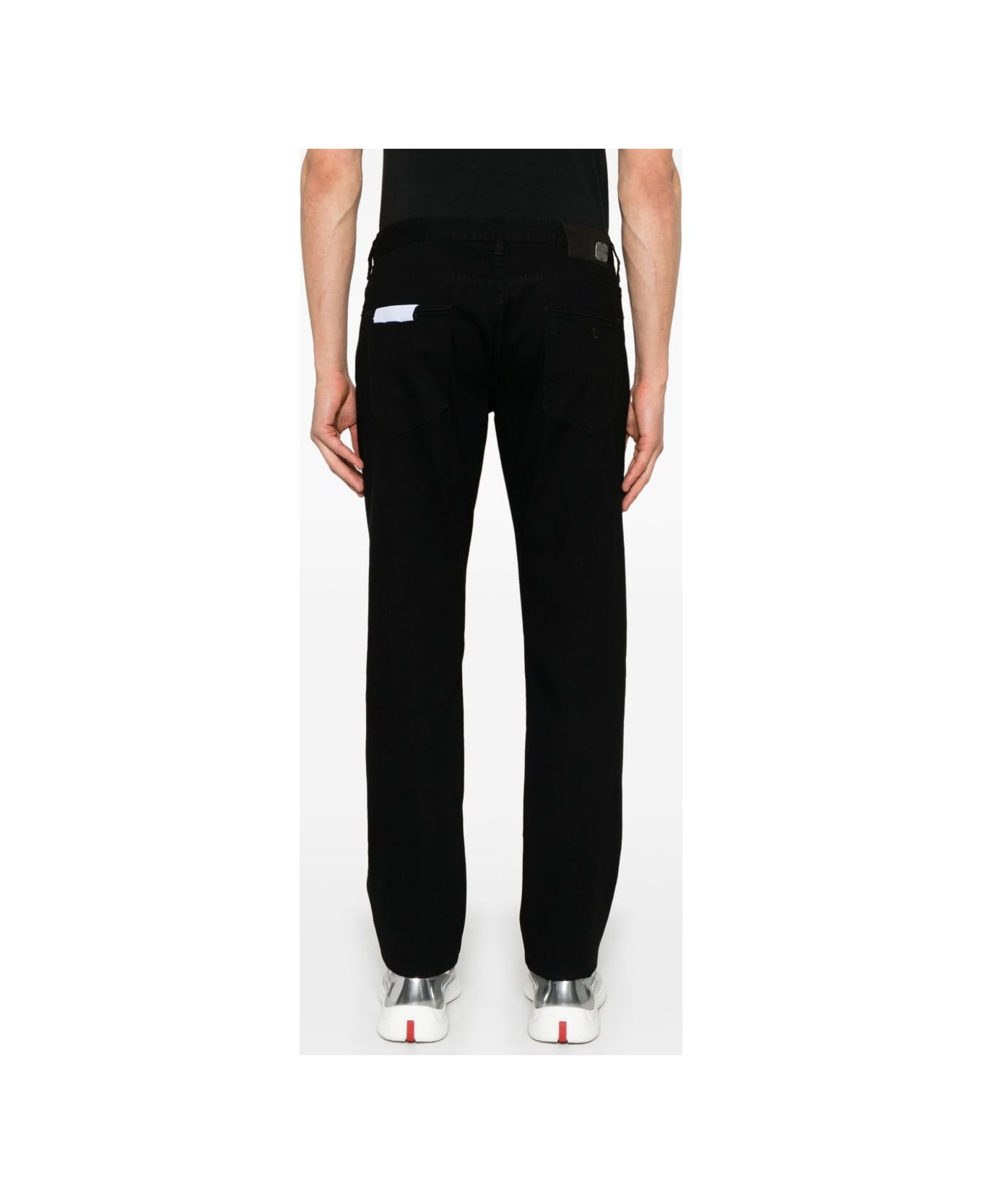 Emporio Armani Denim Cotton Jeans - Black