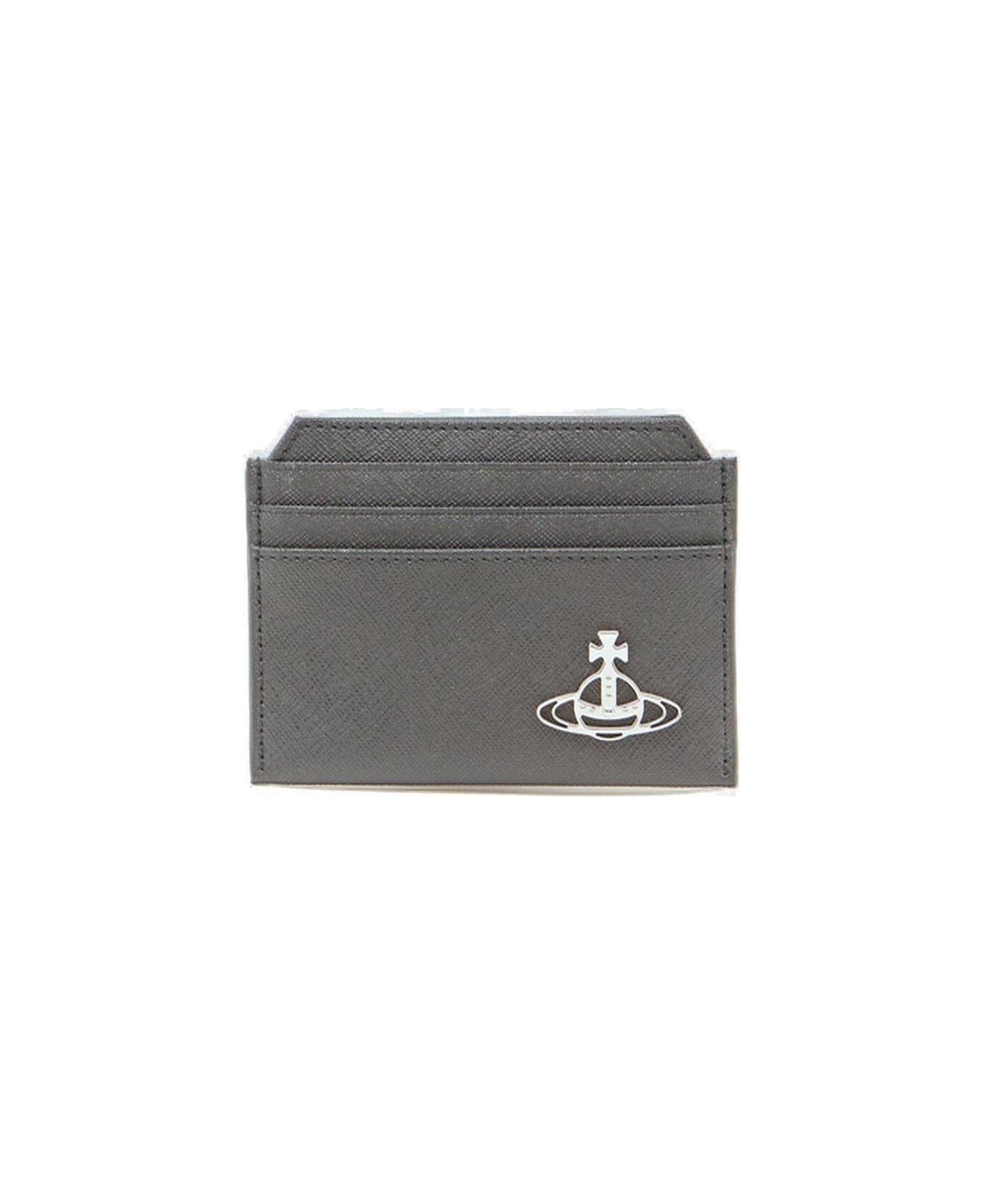 Vivienne Westwood Logo-plaque Cardholder - BLACK