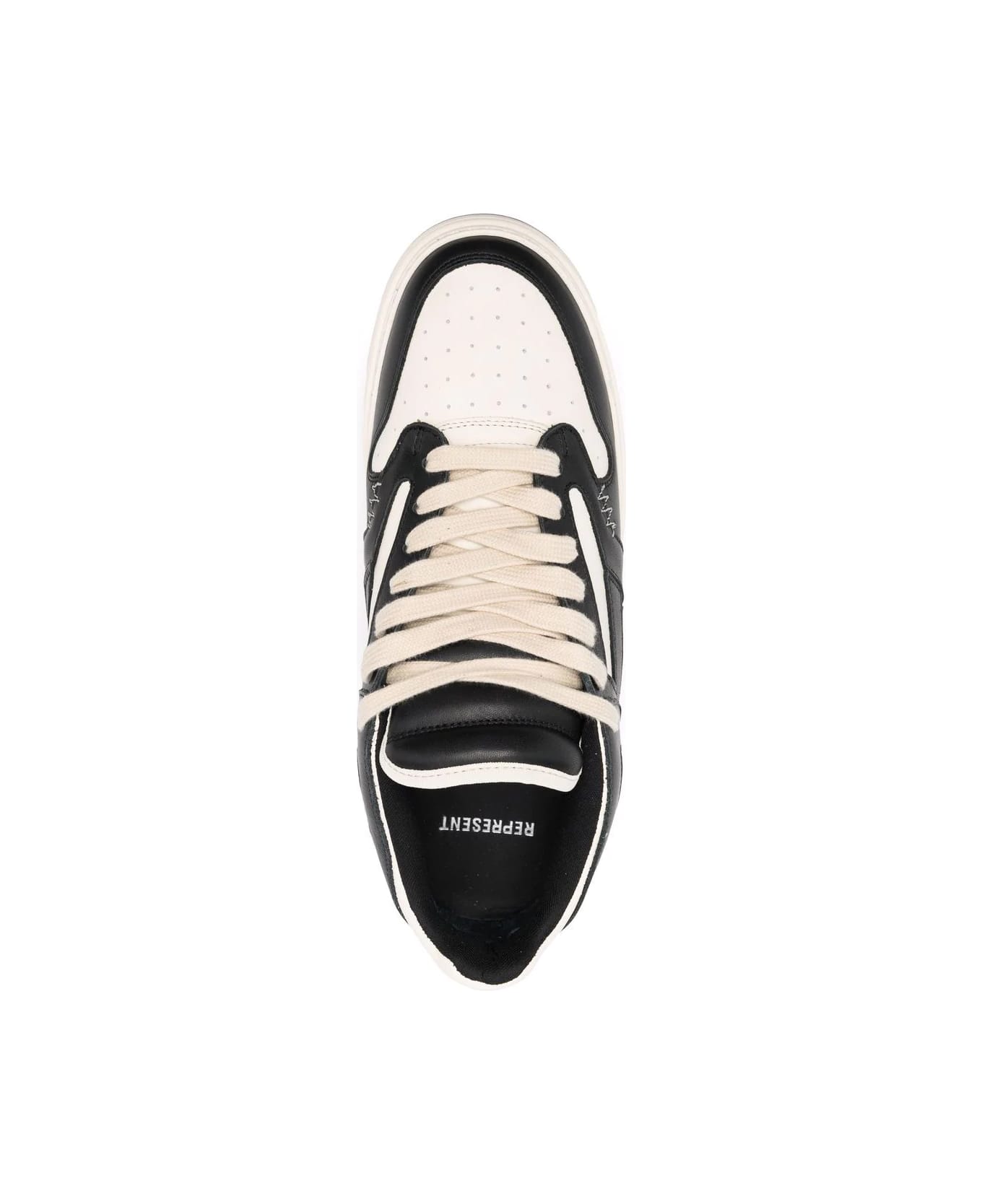 REPRESENT Reptor Low Sneakers - Black Vintage White スニーカー