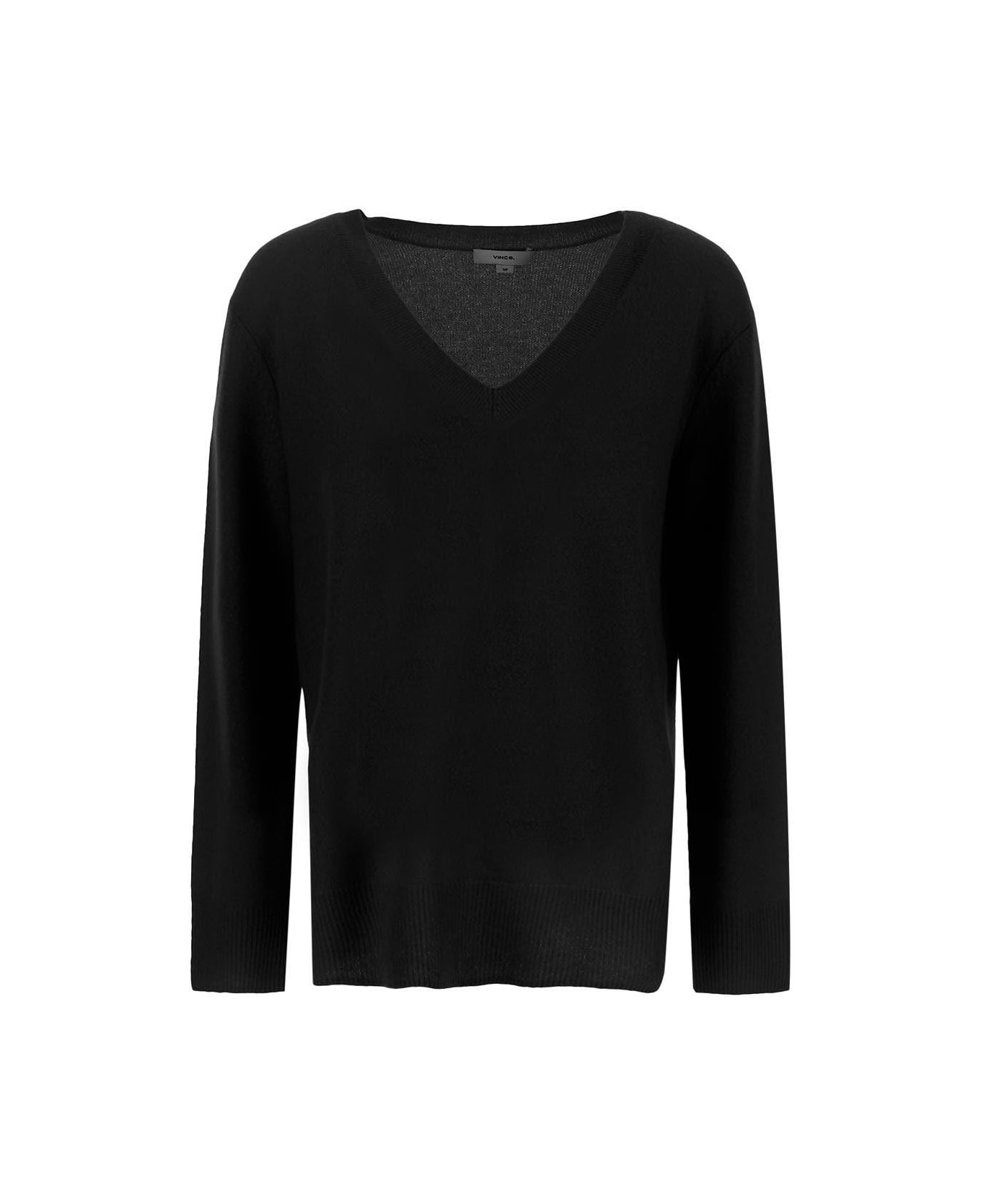 Vince V Neck Sweater - Blk Black ニットウェア