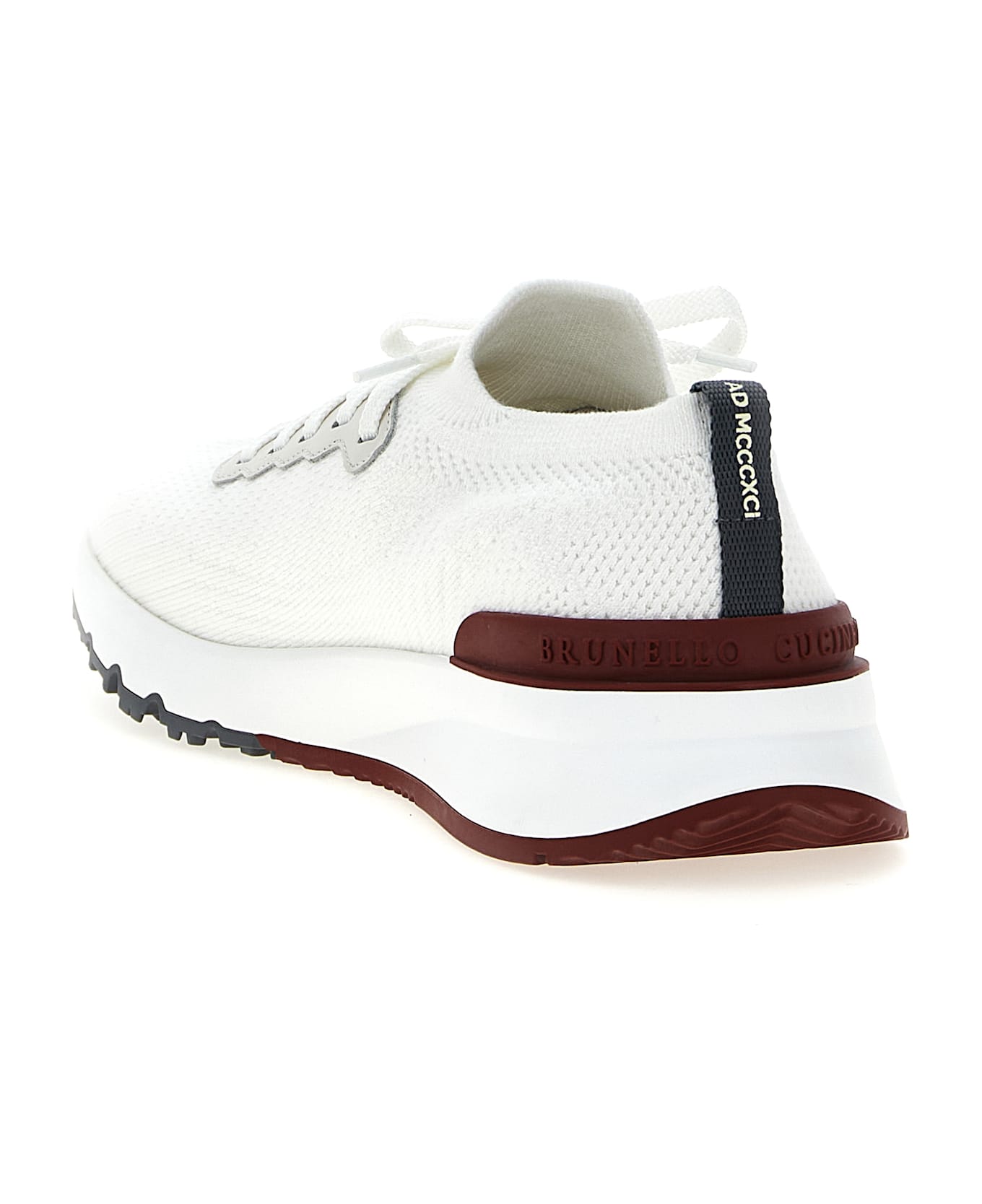 Brunello Cucinelli 'running Sock' Sneakers - White