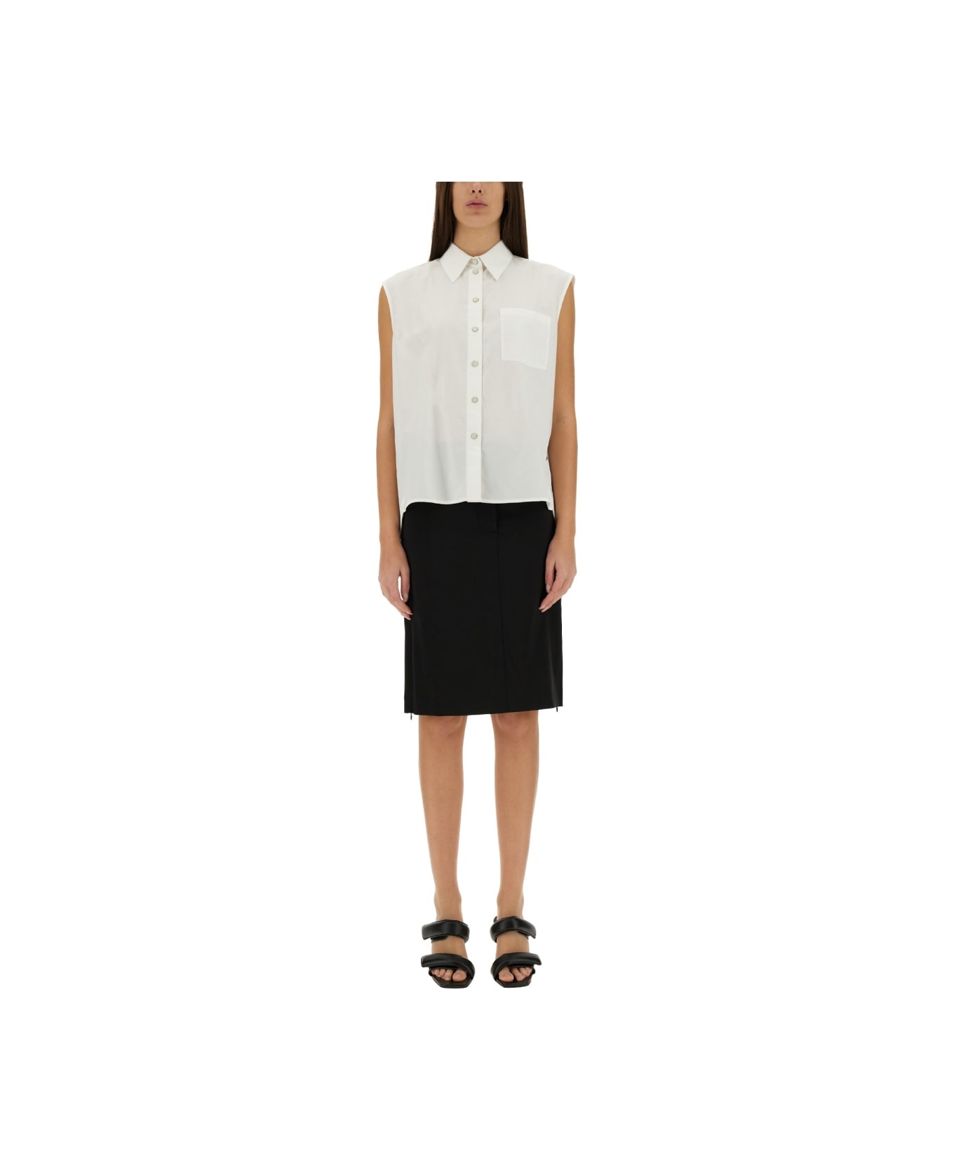 Helmut Lang "apex Tail" Shirt - WHITE