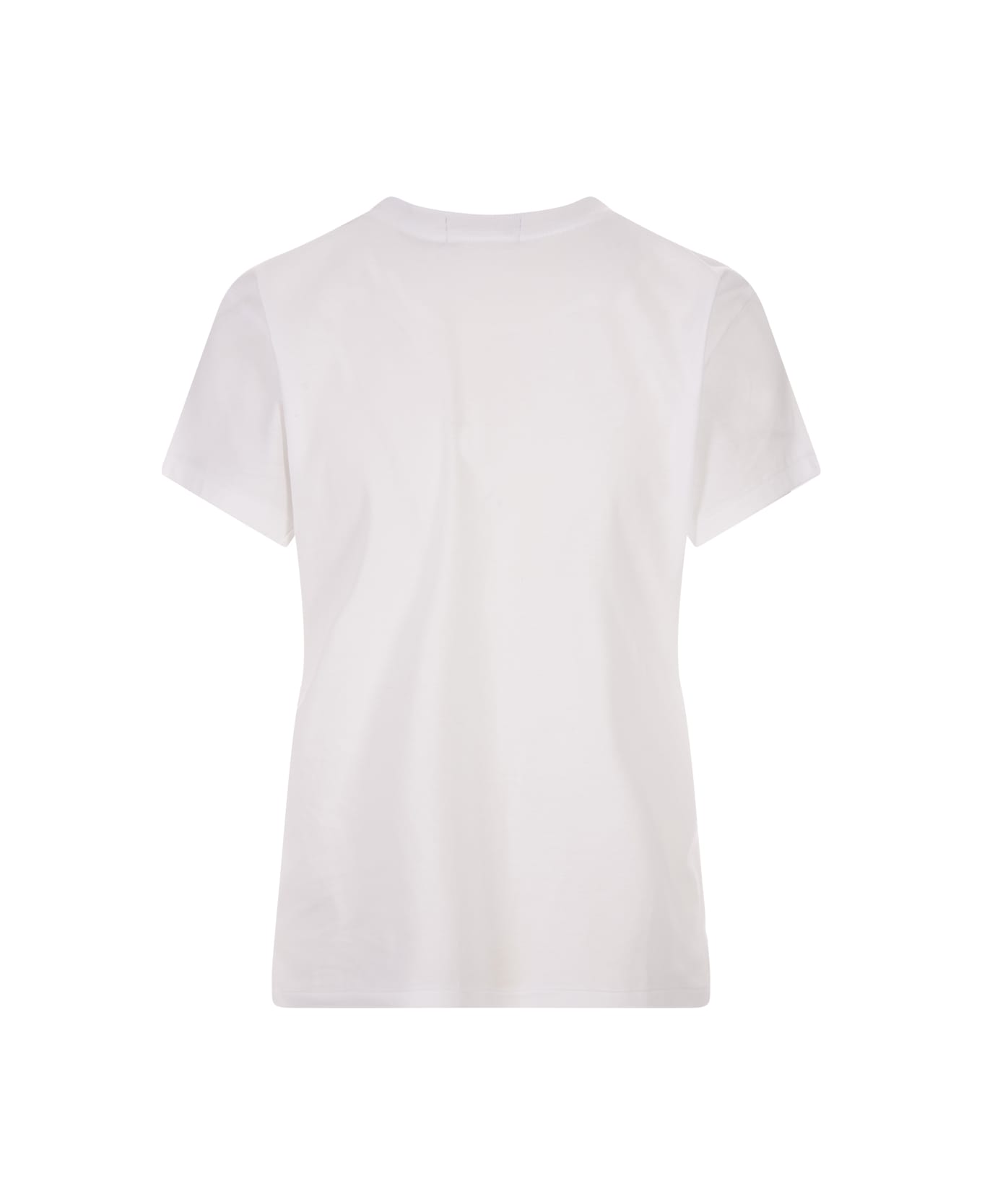 Ralph Lauren White T-shirt With Contrasting Pony - White