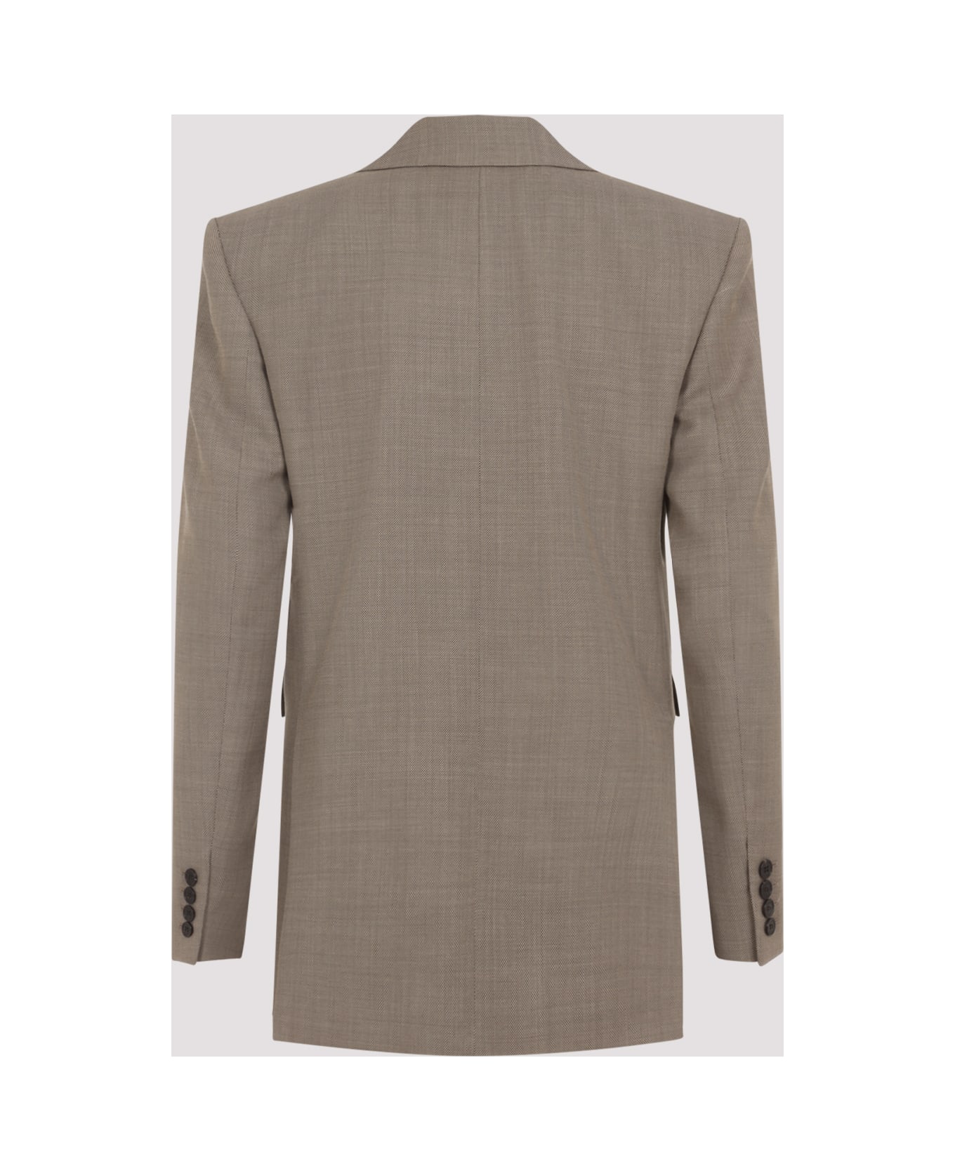 Saint Laurent Tailored Wool Jacket - Taupe Beige