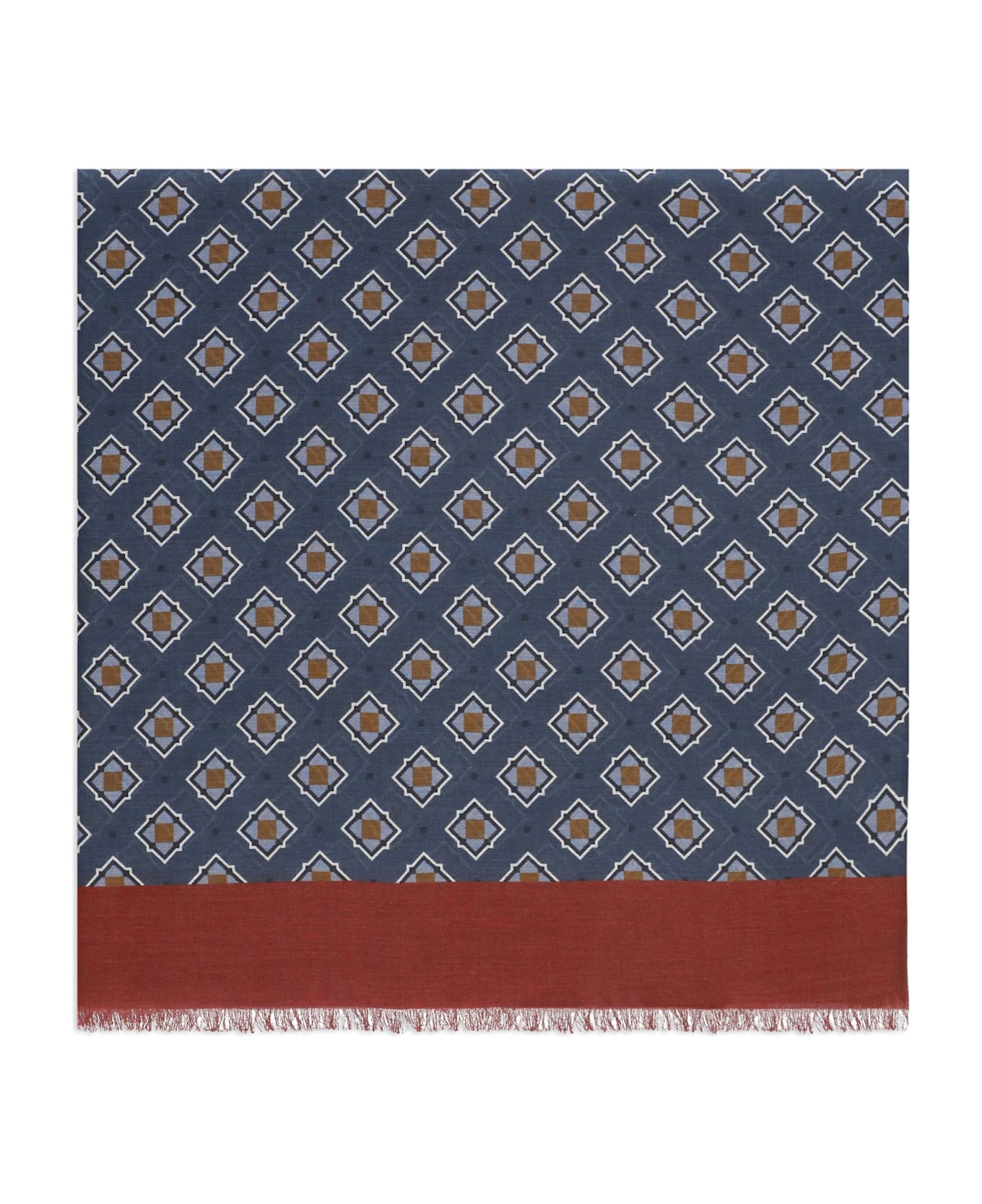 Altea Scarf With Pattern - Blue