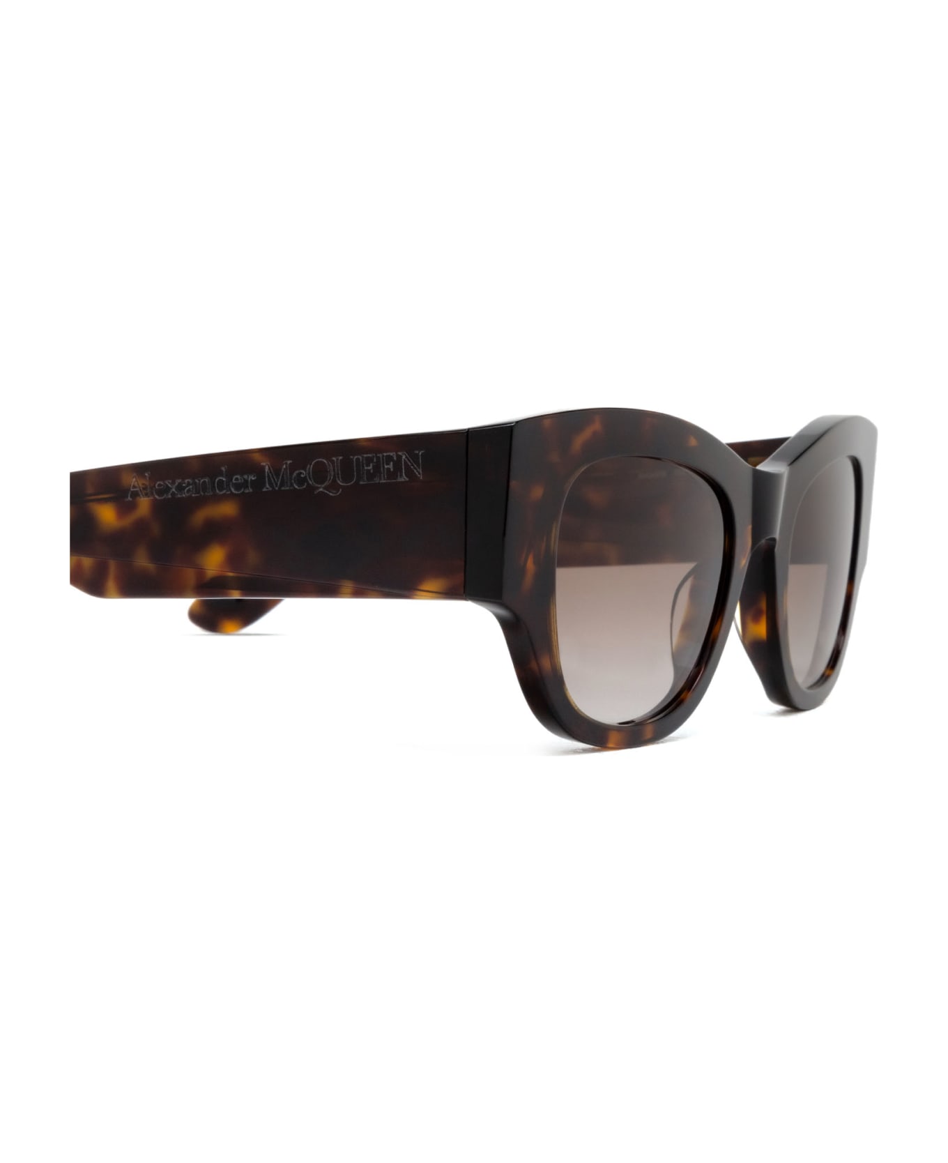 Alexander McQueen Eyewear Am0420s Havana Sunglasses - Havana