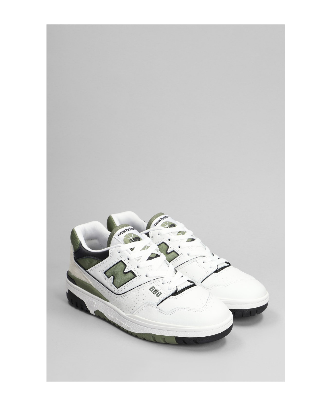 New Balance 550 Sneakers In White Leather - white スニーカー