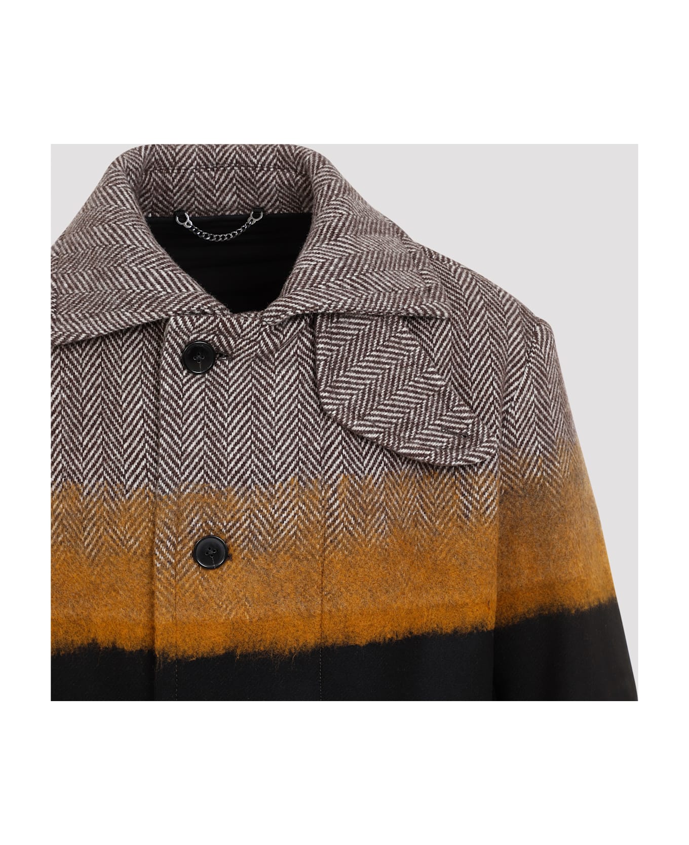 Dries Van Noten Ranner Bis Coat - Dark Brown