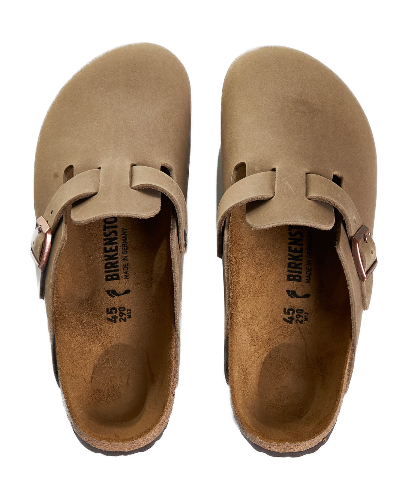 Birkenstock Boston Slides - Tabacco brown