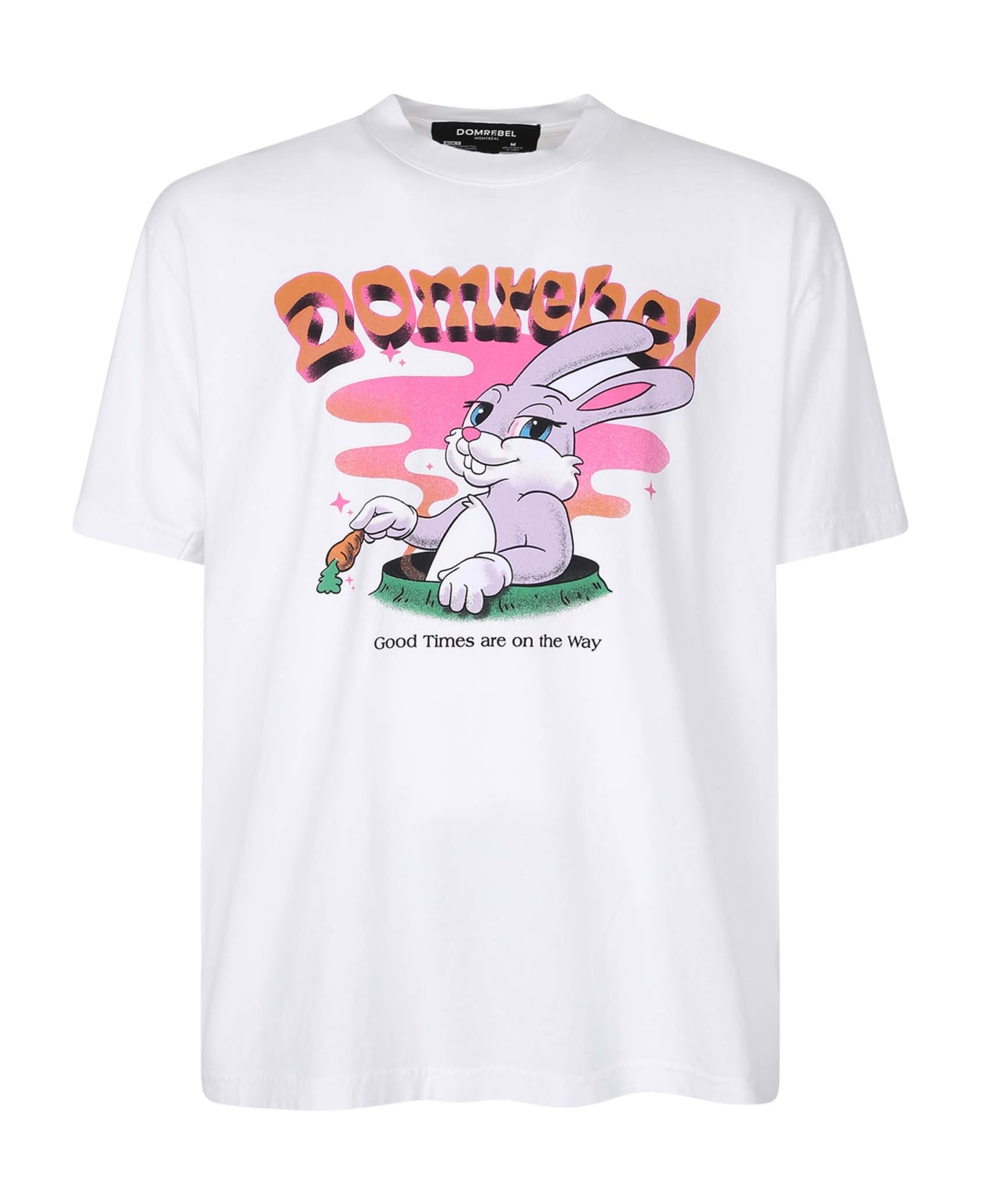 Dom Rebel Printed T-shirt - White