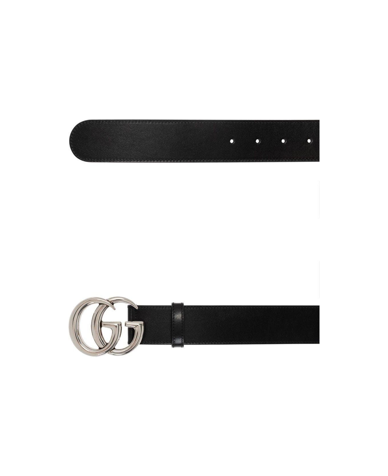 Gucci Gg Marmont Buckle Belt - Nero ベルト