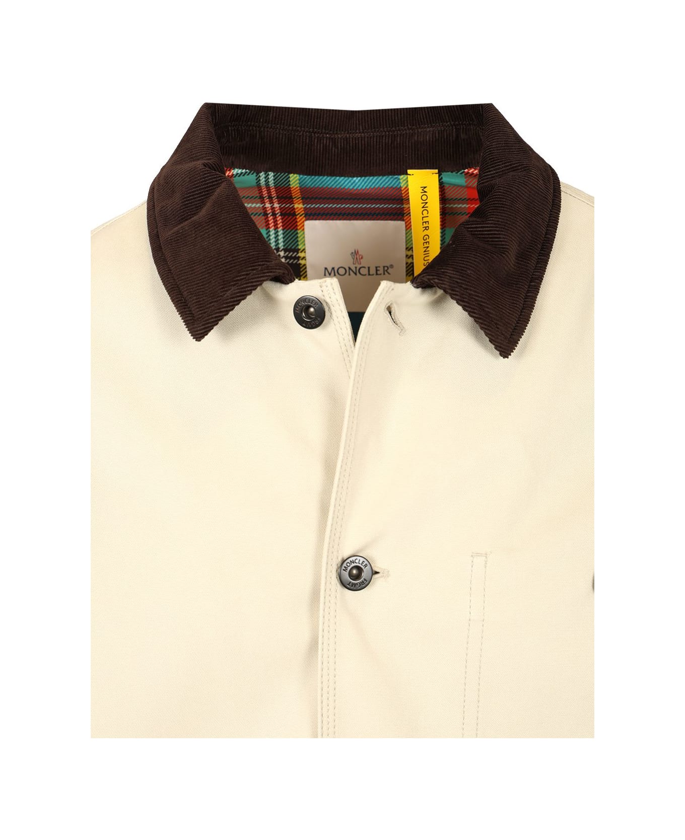 Moncler Genius 
geike
 Shirt Jacket Moncler X Frgmt - White