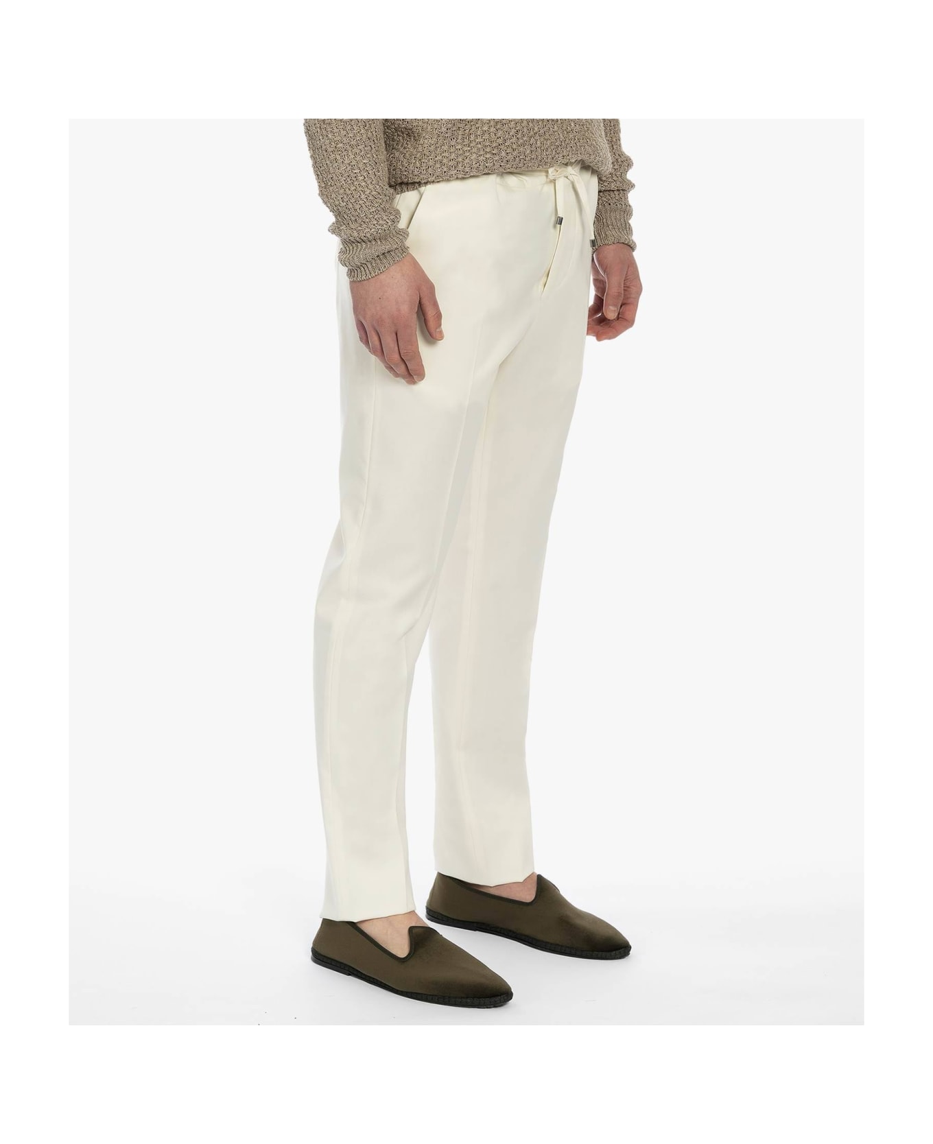 Larusmiani Trousers D20 Pants - White