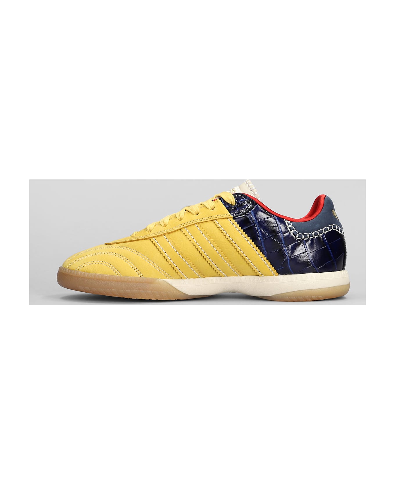 Adidas Originals by Wales Bonner Samba Suede Sneakers In Yellow Suede - yellow