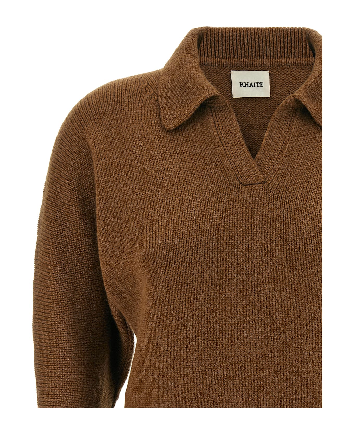 Khaite 
herve
 Polo Shirt - Brown