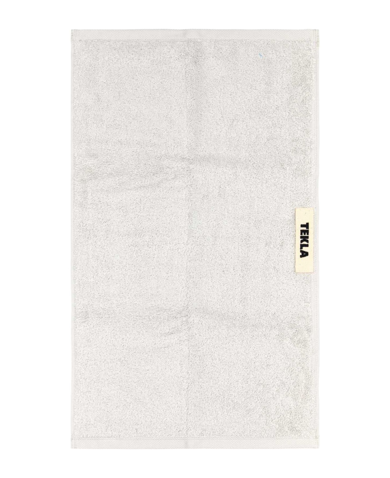 Tekla Light Grey Terry Guest Towel - LUNAR ROCK