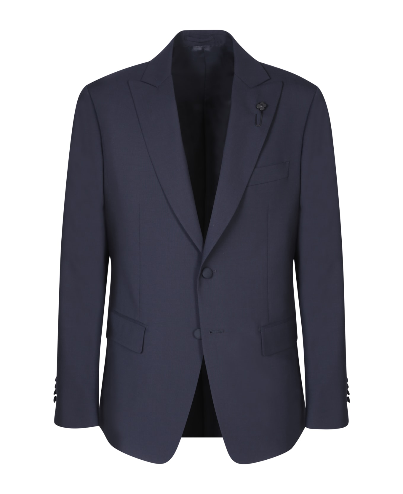 Lardini Single-breasted Blue Armored Suit - Blue スーツ