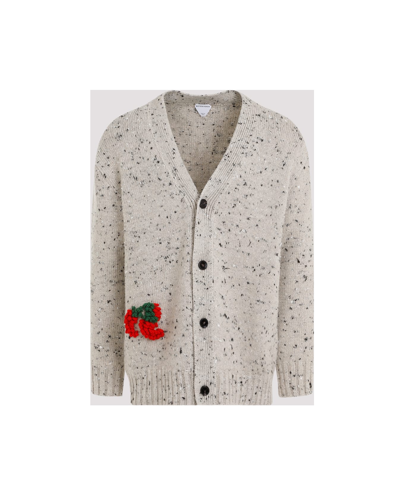 Bottega Veneta Embroidered Cardigan - Dove