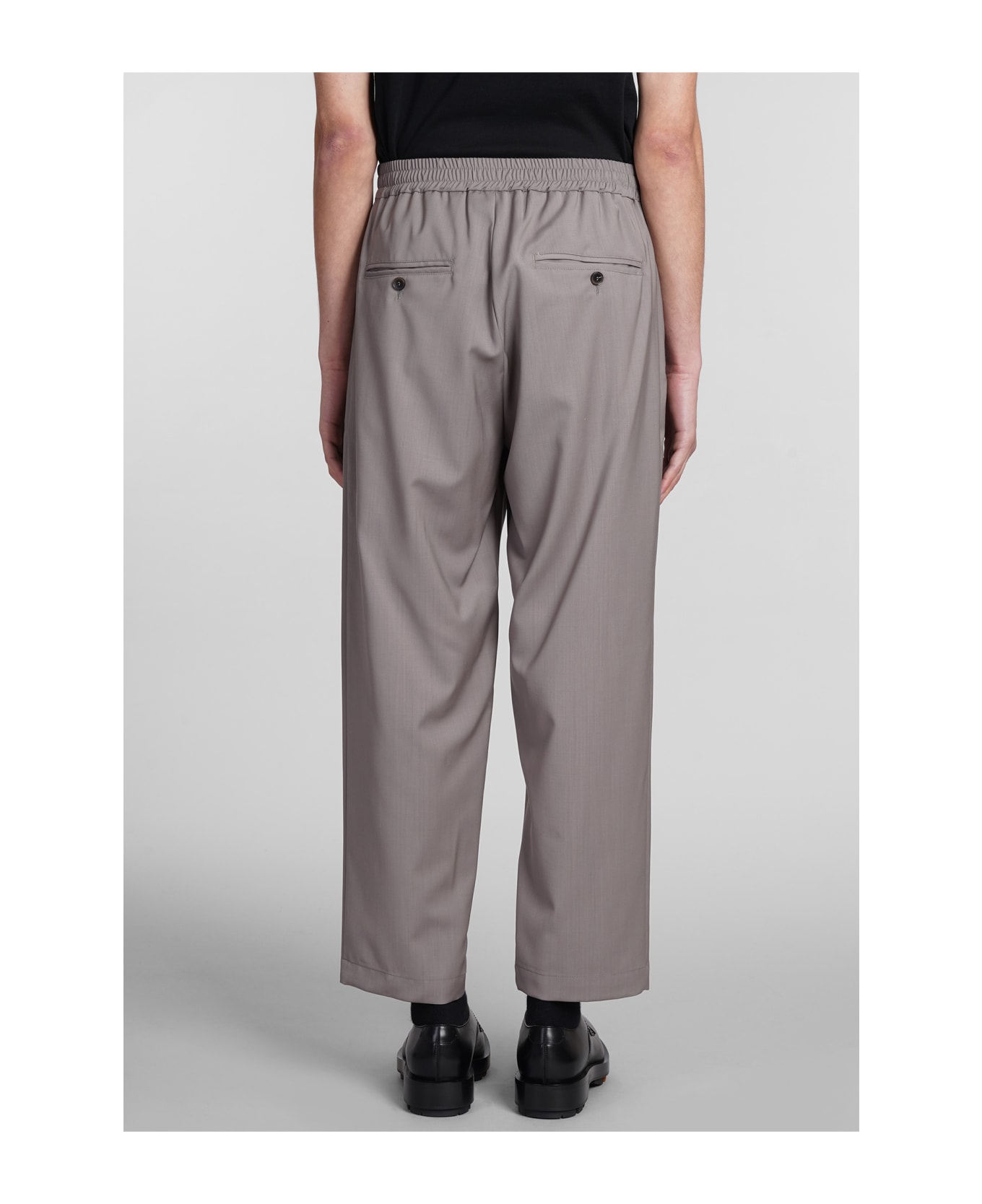Barena Ameo Pants In Grey Wool - grey